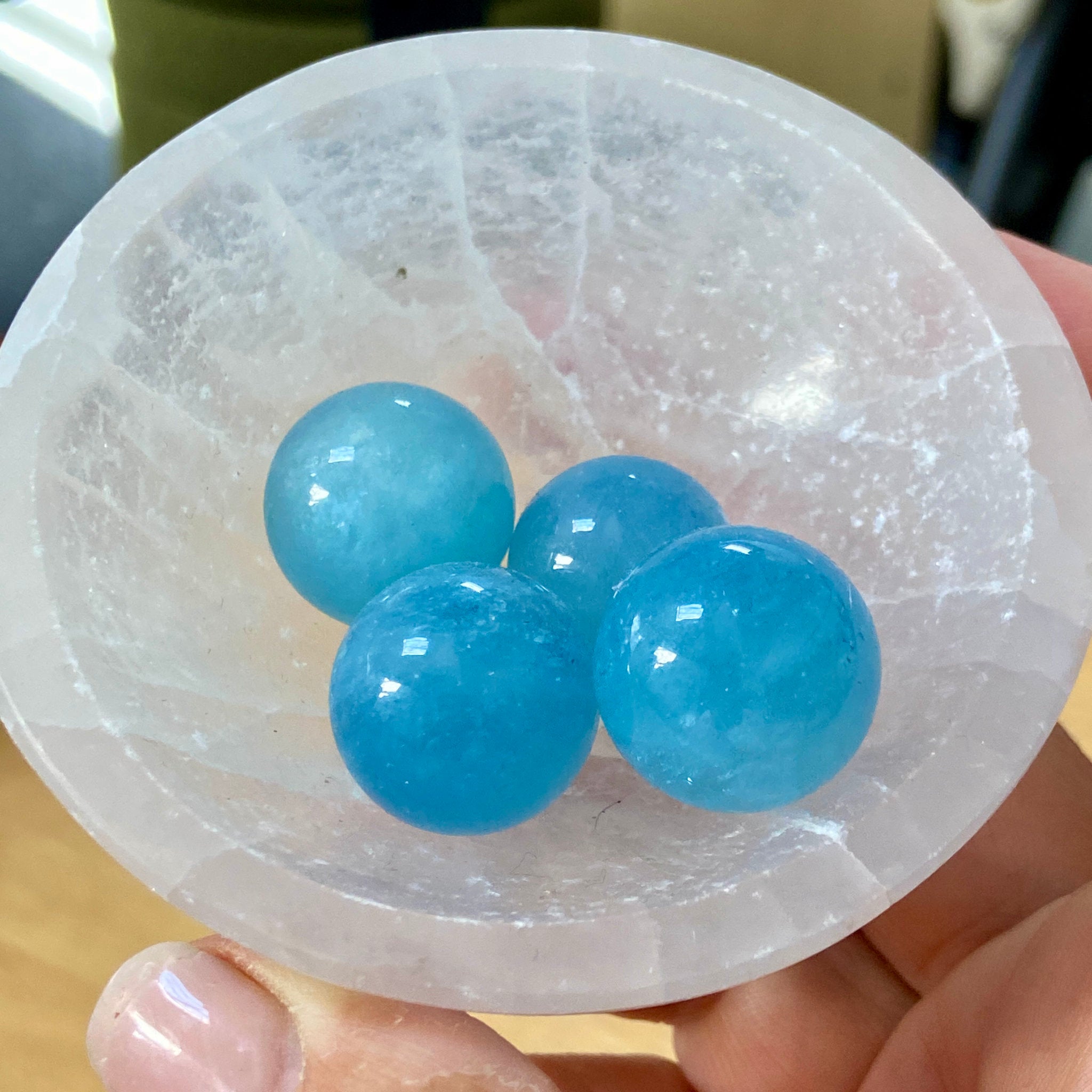 Aquamarine Mini Balls - Brazil