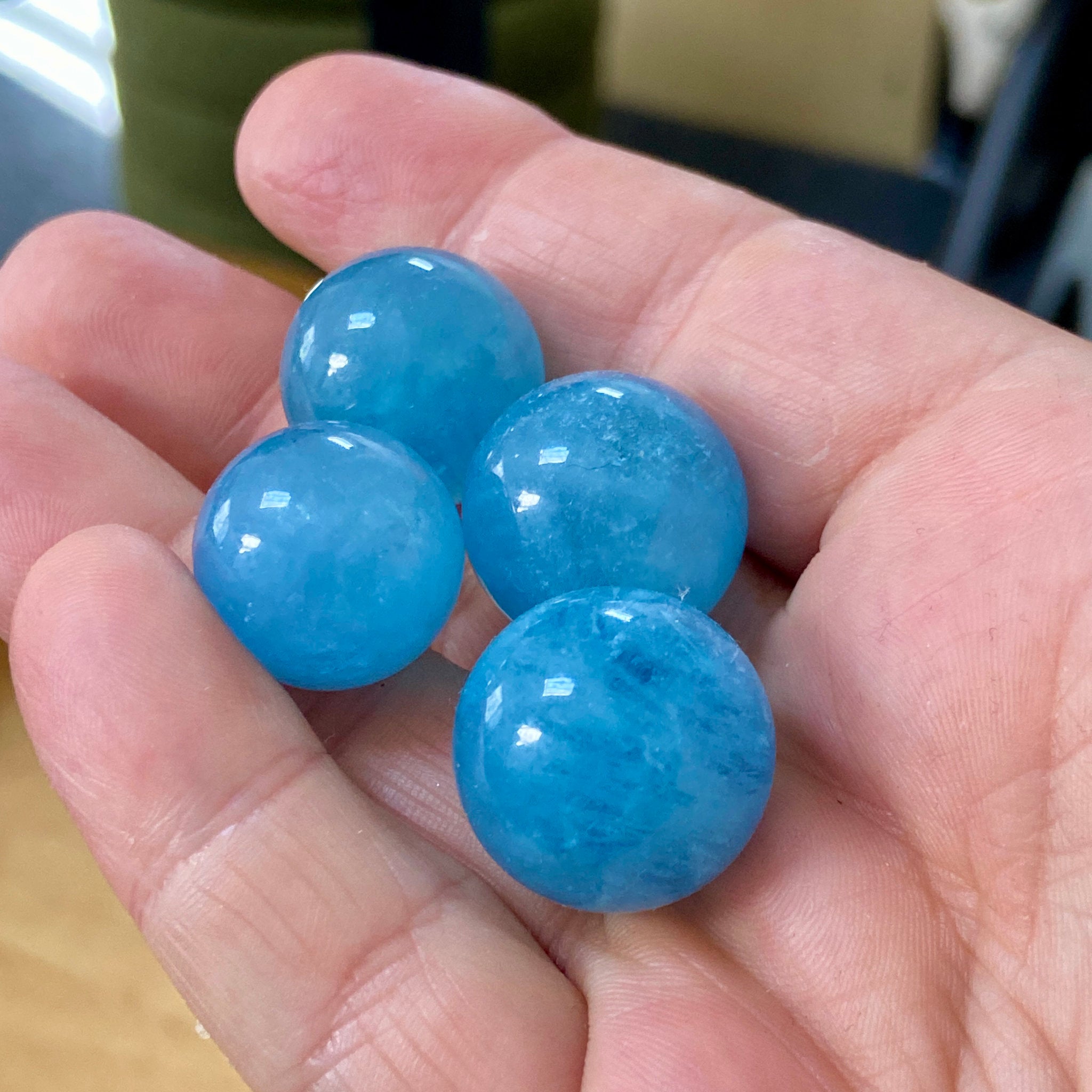 Aquamarine Mini Balls - Brazil