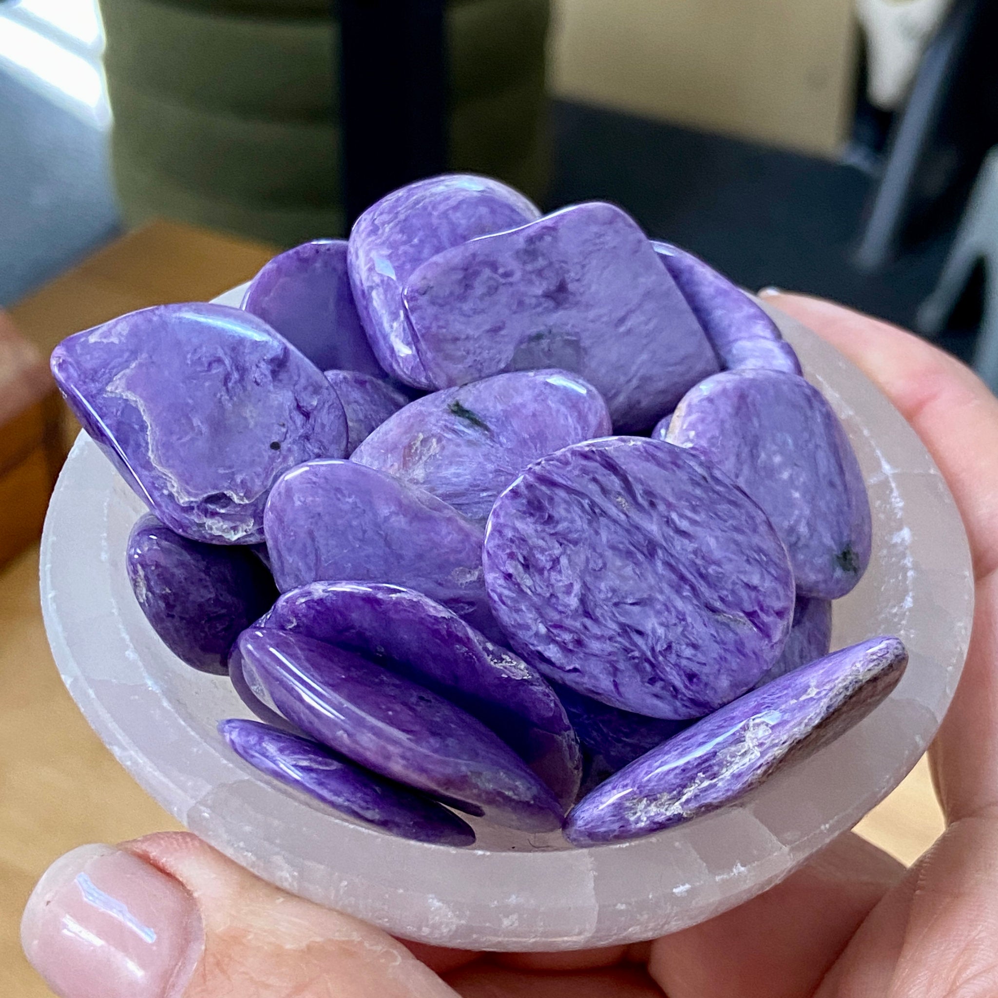 Charoite Tumbled Stone – Russia