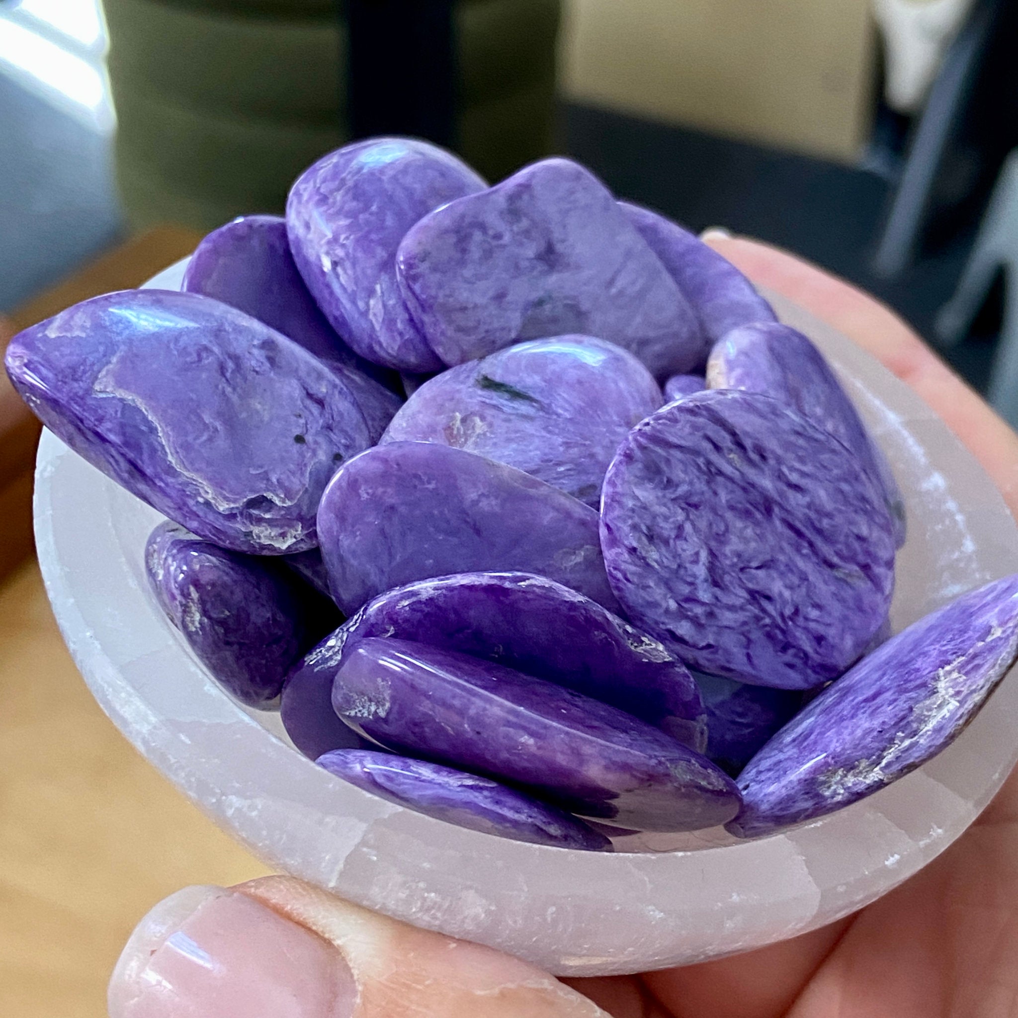 Charoite Tumbled Stone – Russia
