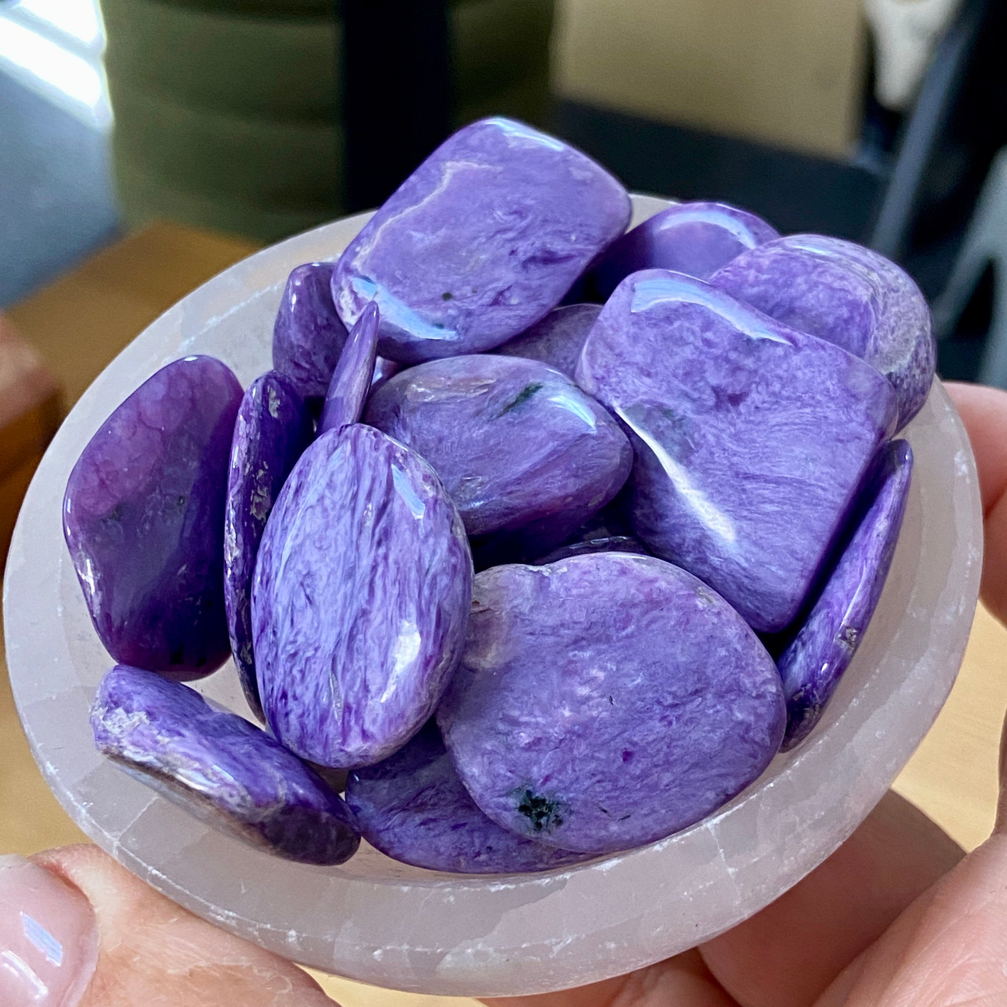 Charoite Tumbled Stone – Russia