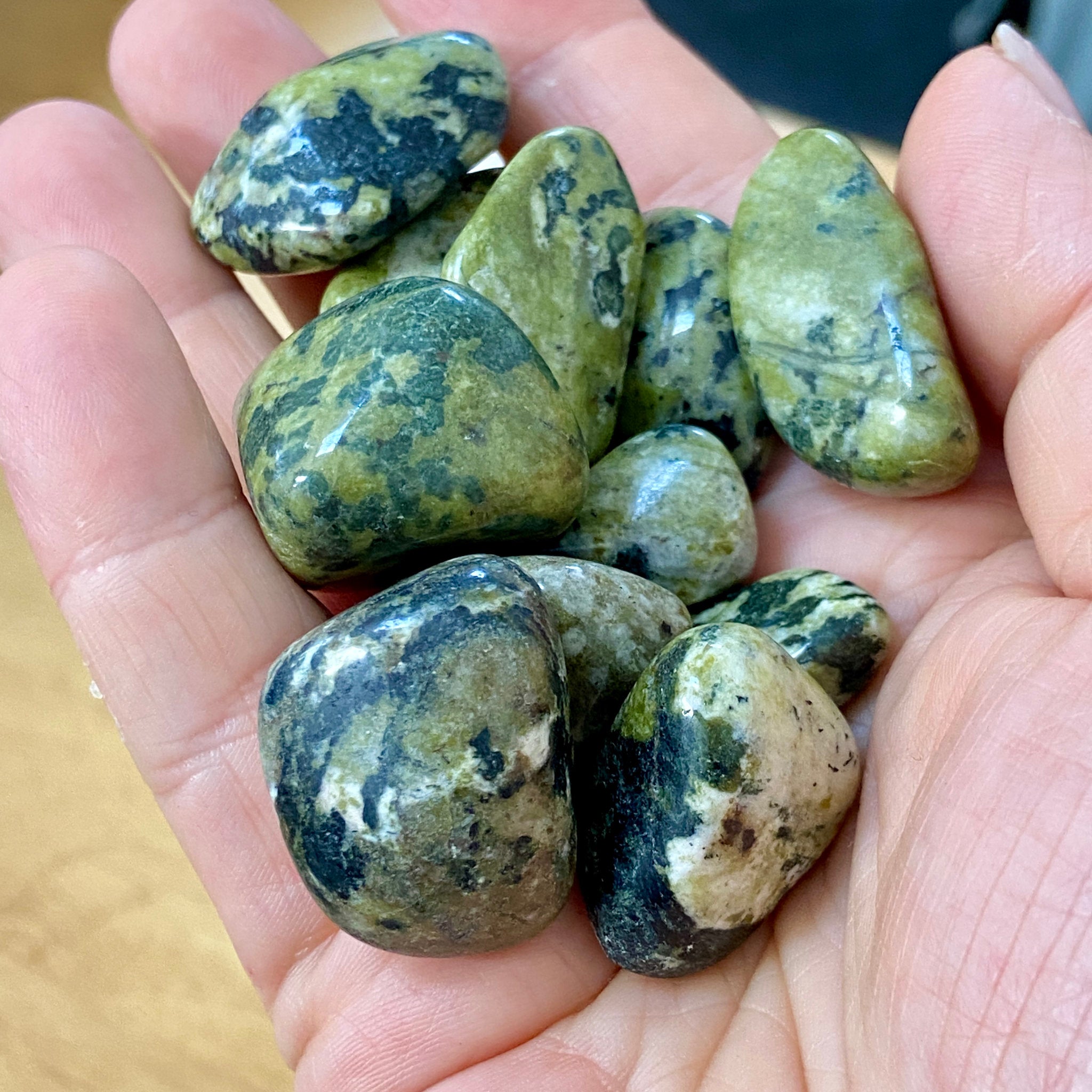 Nephrite Jade Tumbled Stones - Madagascar