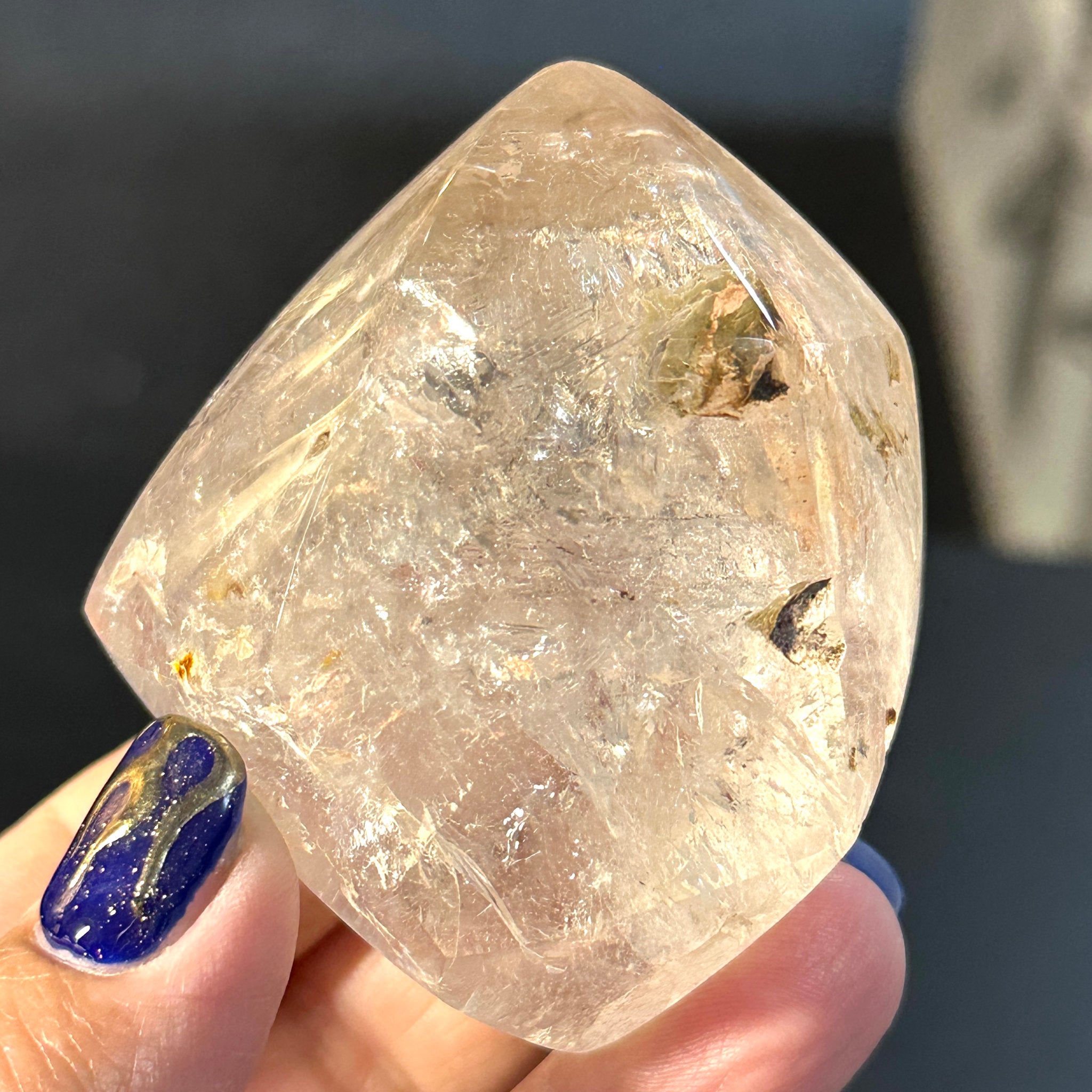 Elestial Smoky Quartz Enhydro