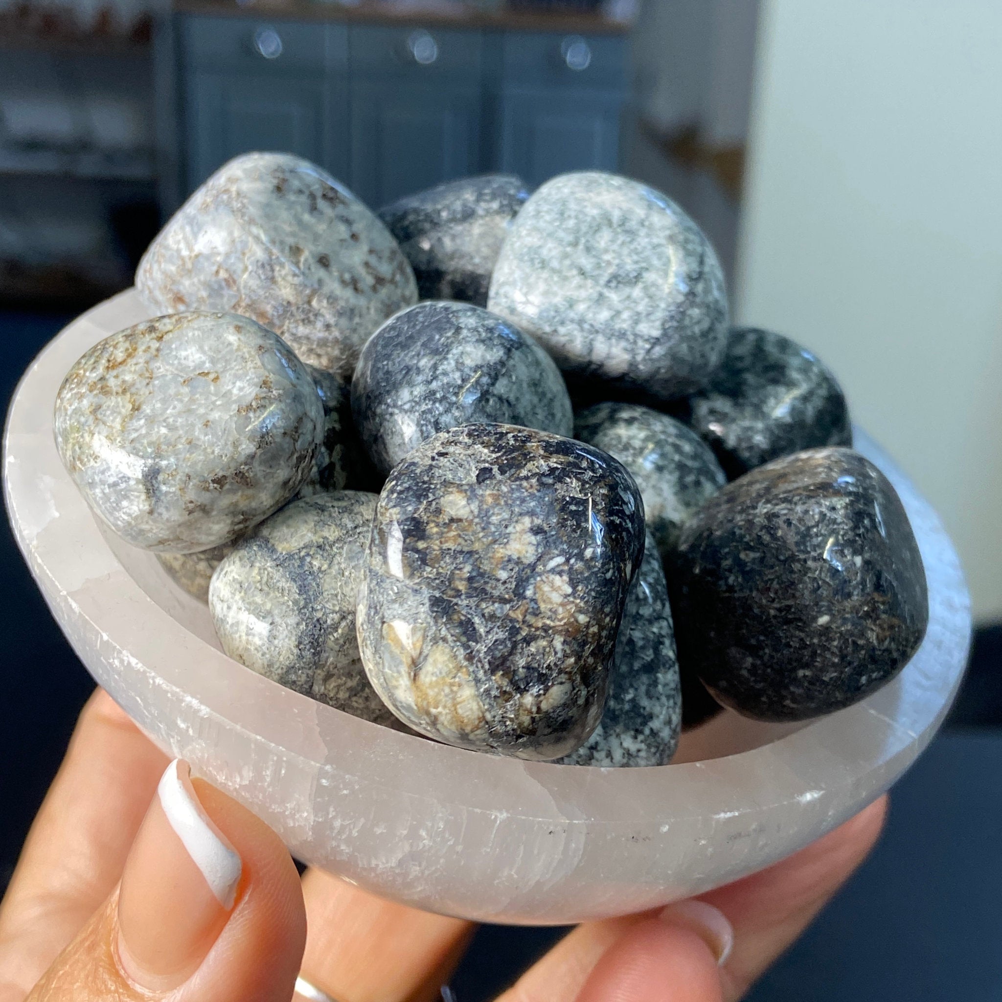 Impactite Tumbled Stone - Greenland