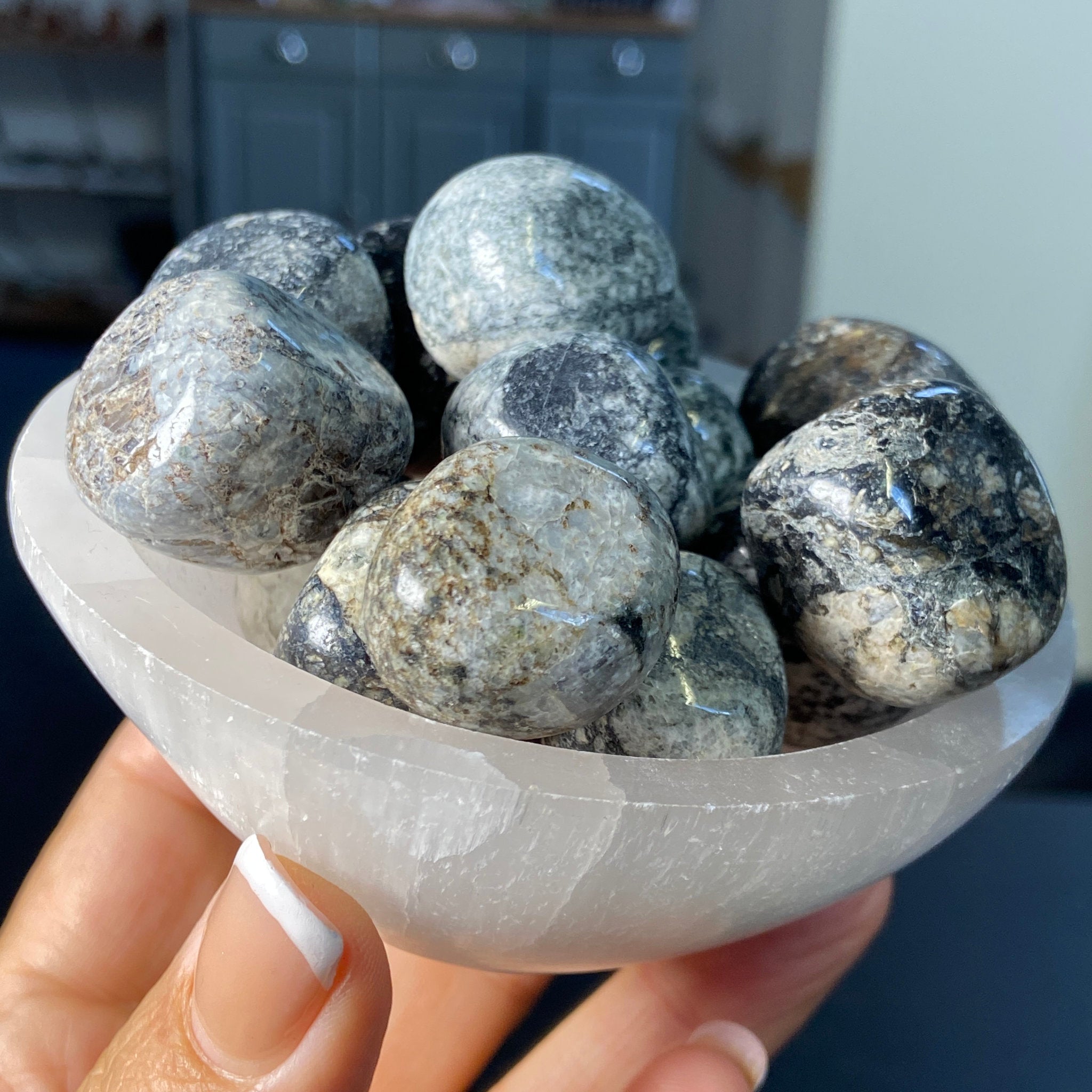 Impactite Tumbled Stone - Greenland