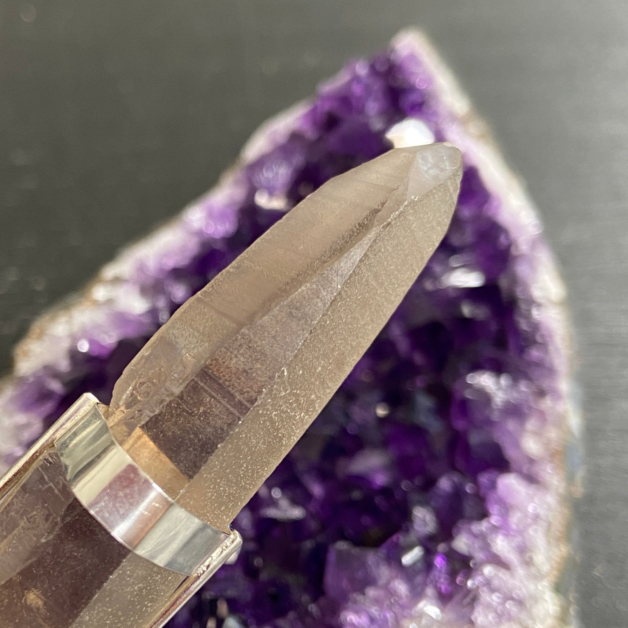 Smoky Lemurian Seed Pendant — Song of the Sea Collection
