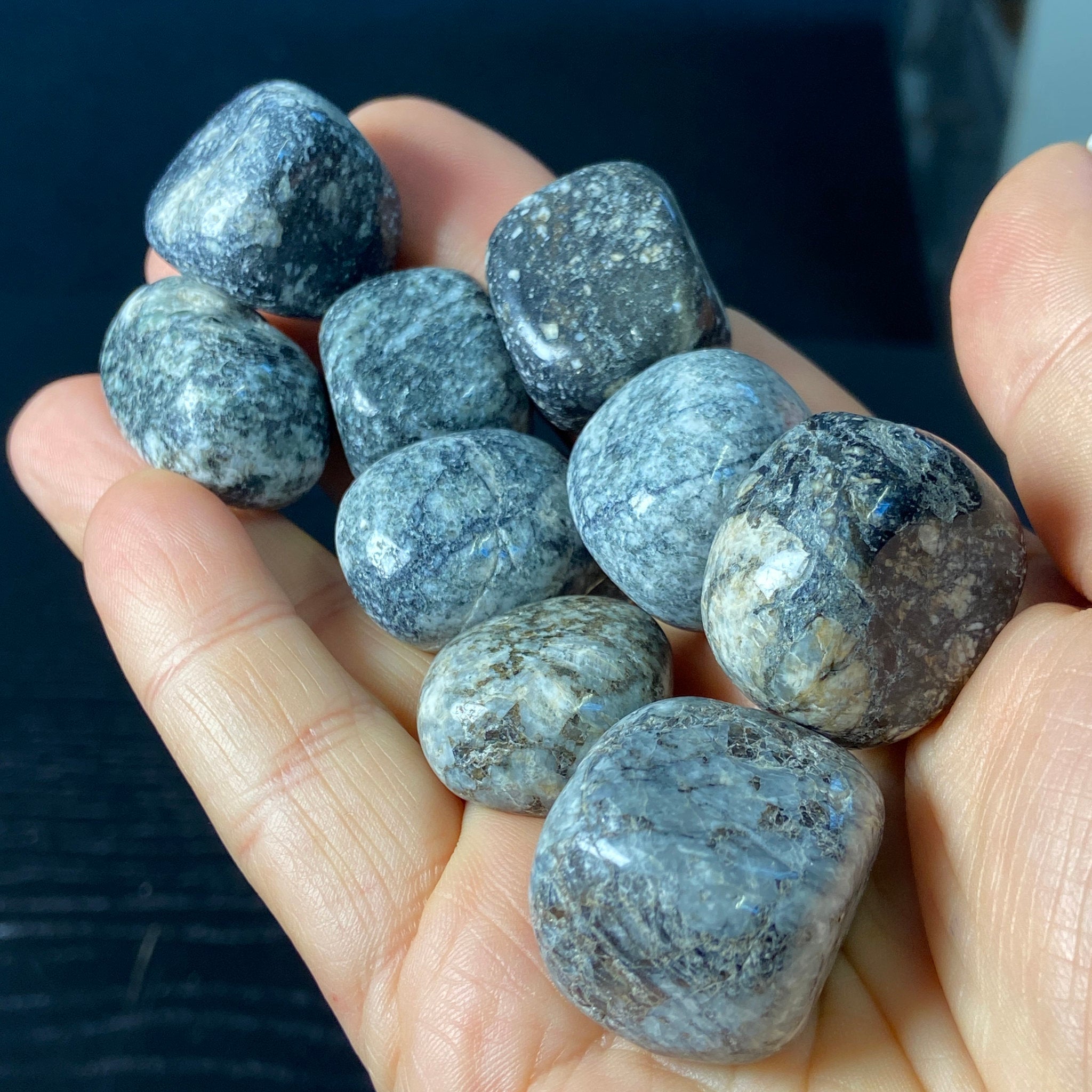 Impactite Tumbled Stone - Greenland