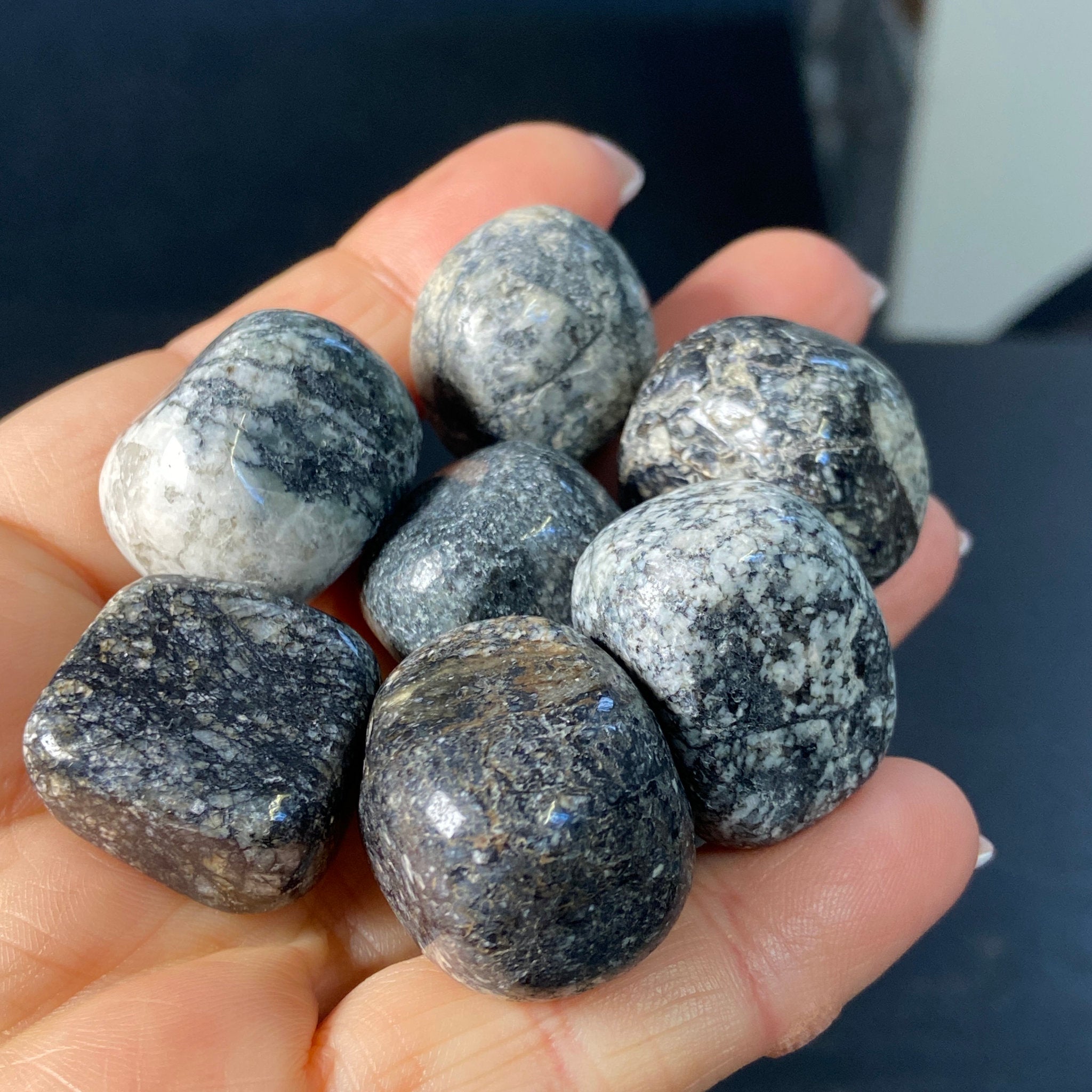 Impactite Tumbled Stone - Greenland