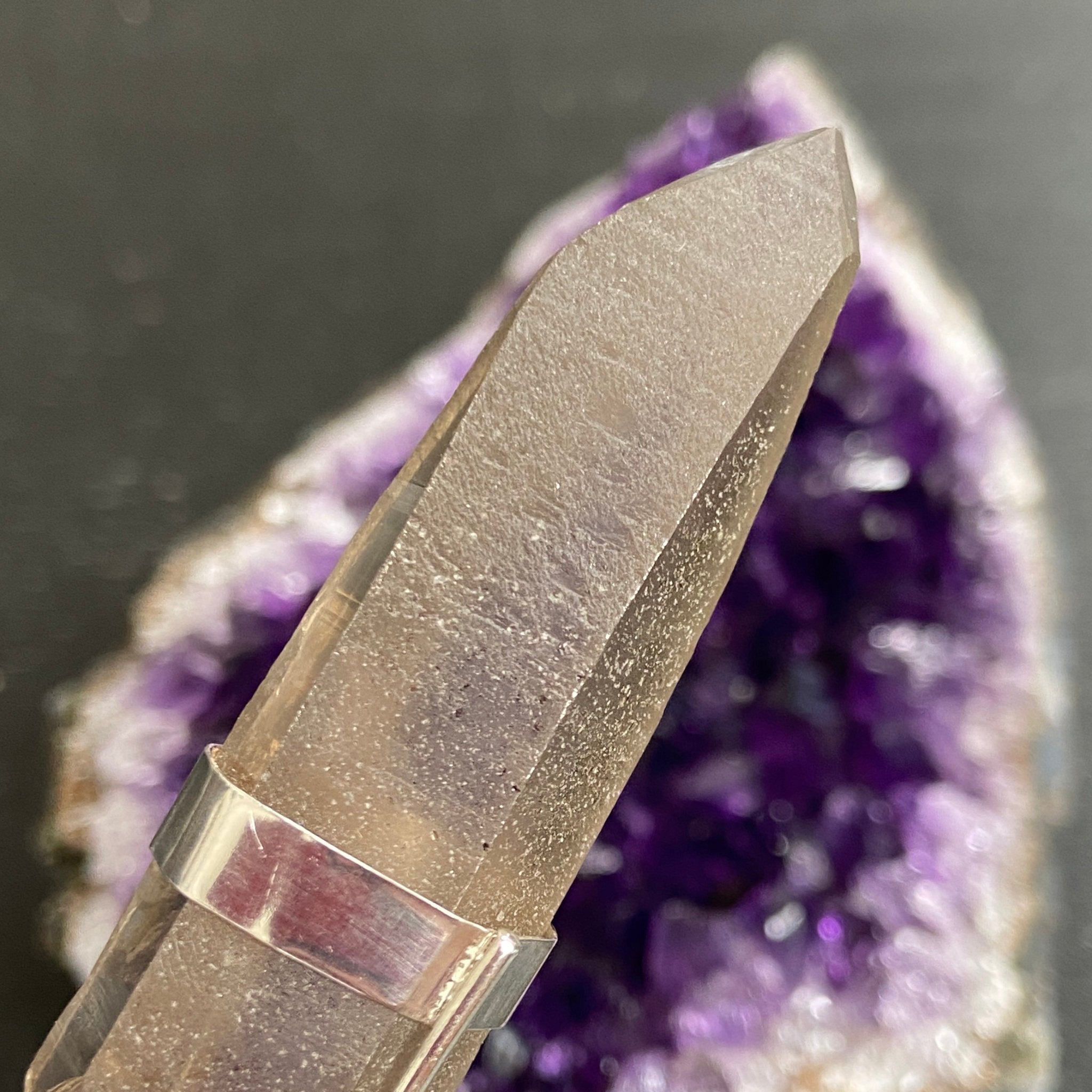 Smoky Lemurian Seed Pendant — Song of the Sea Collection