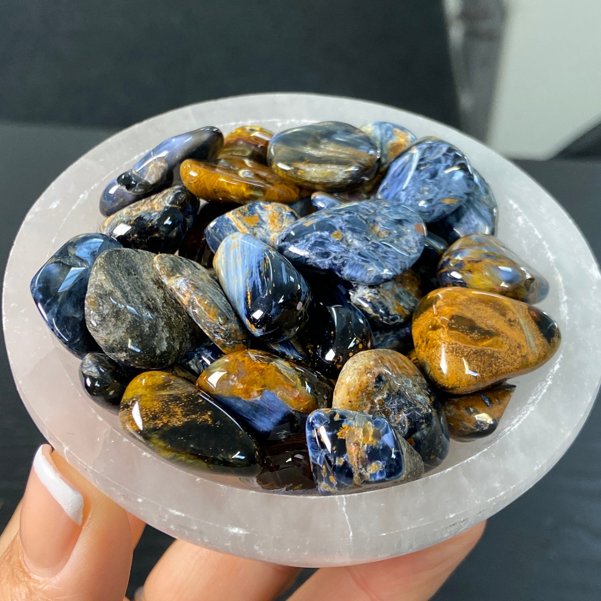 High Grade Pietersite Tumbled Stones