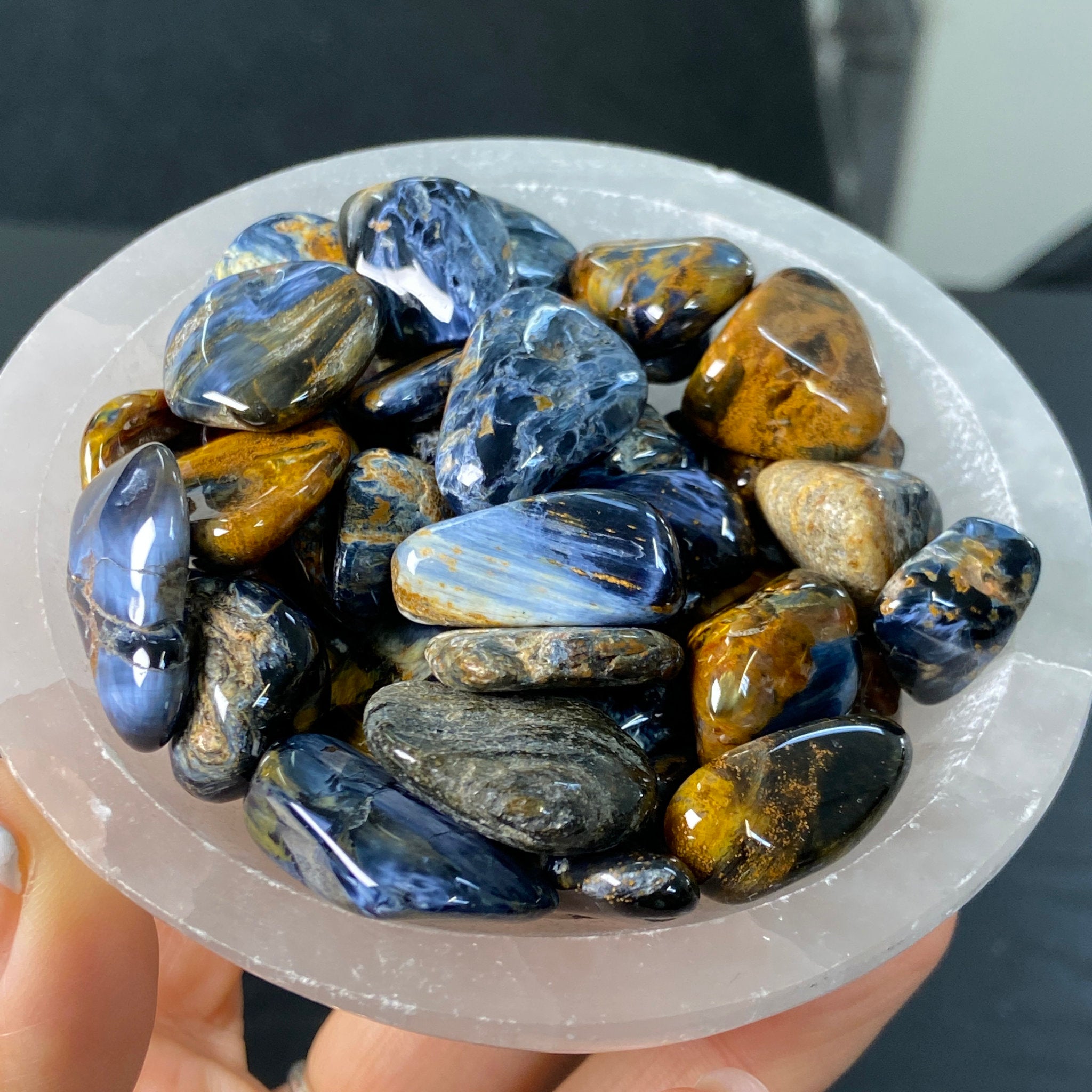 High Grade Pietersite Tumbled Stones