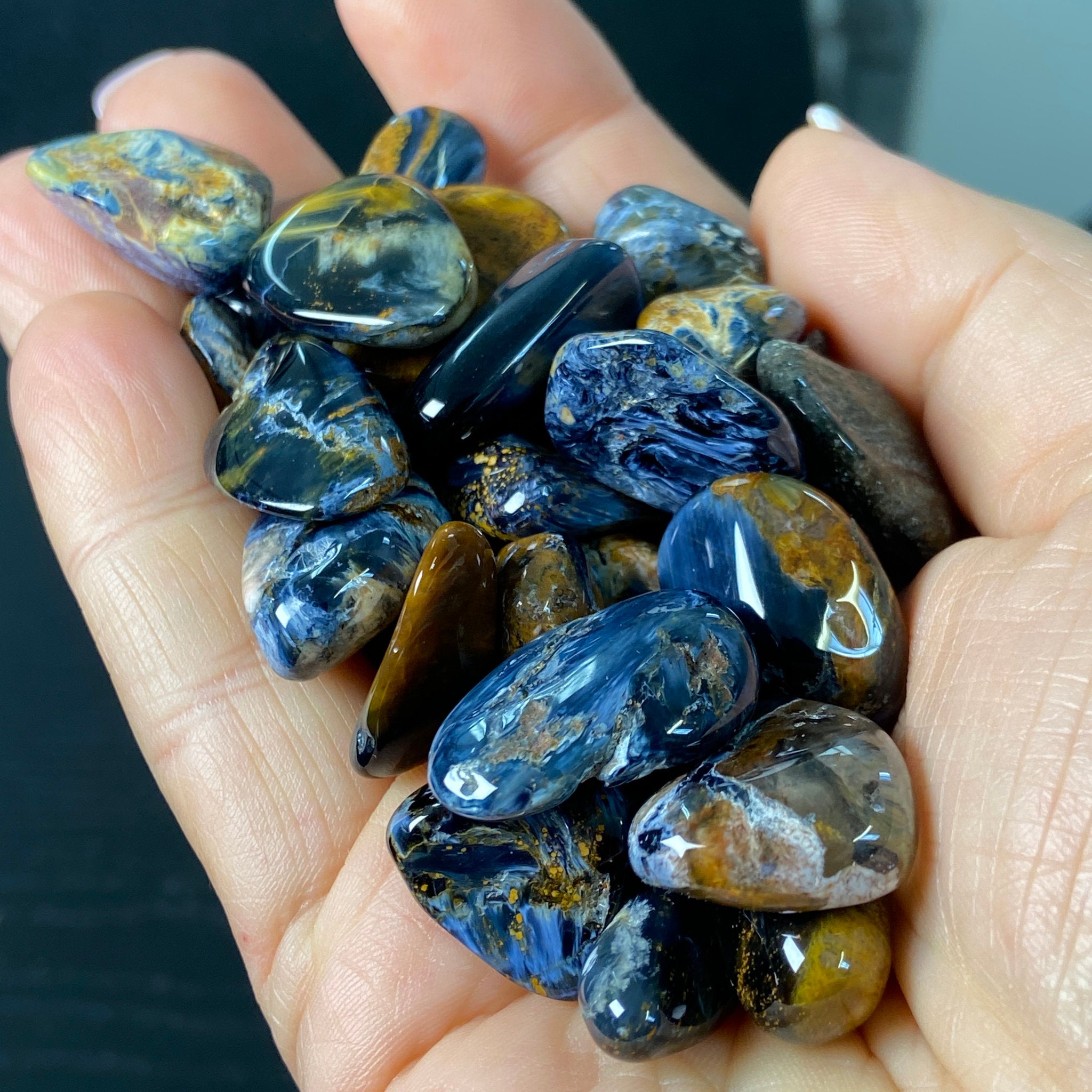 High Grade Pietersite Tumbled Stones