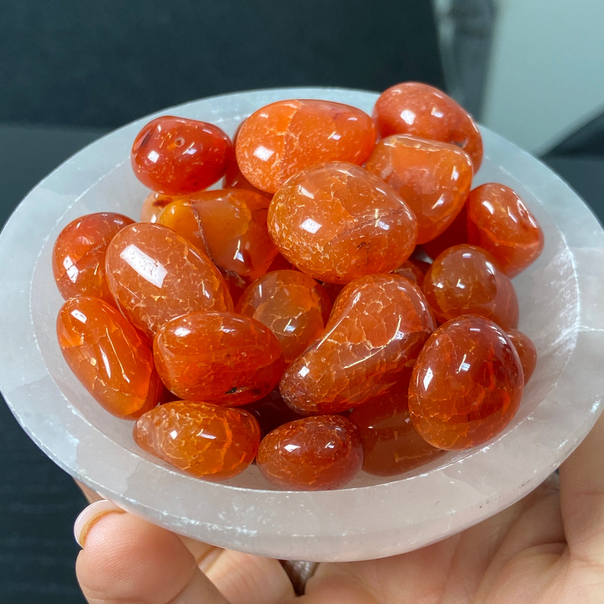 Carnelian Tumbled Stones