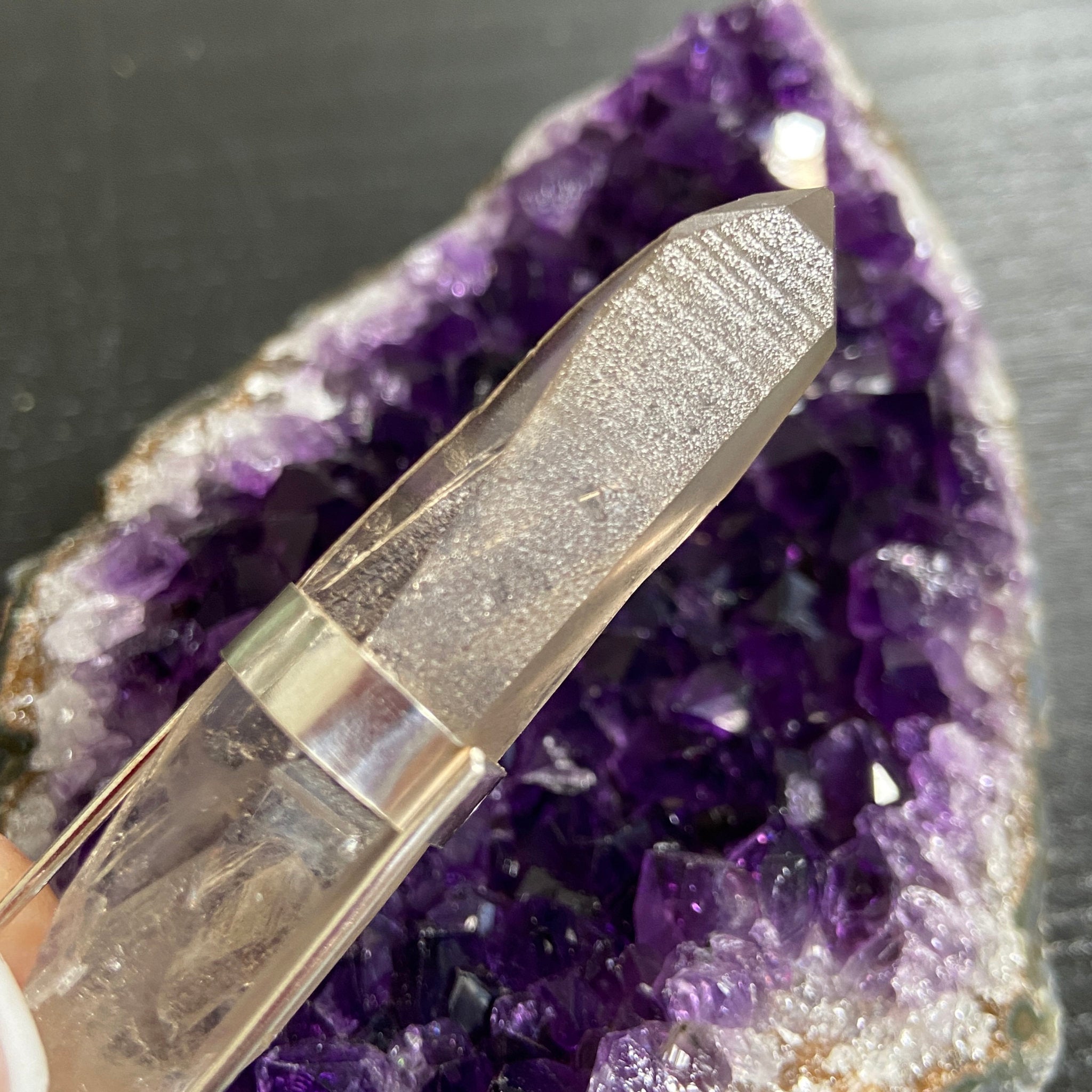 Smoky Lemurian Seed Pendant — Song of the Sea Collection