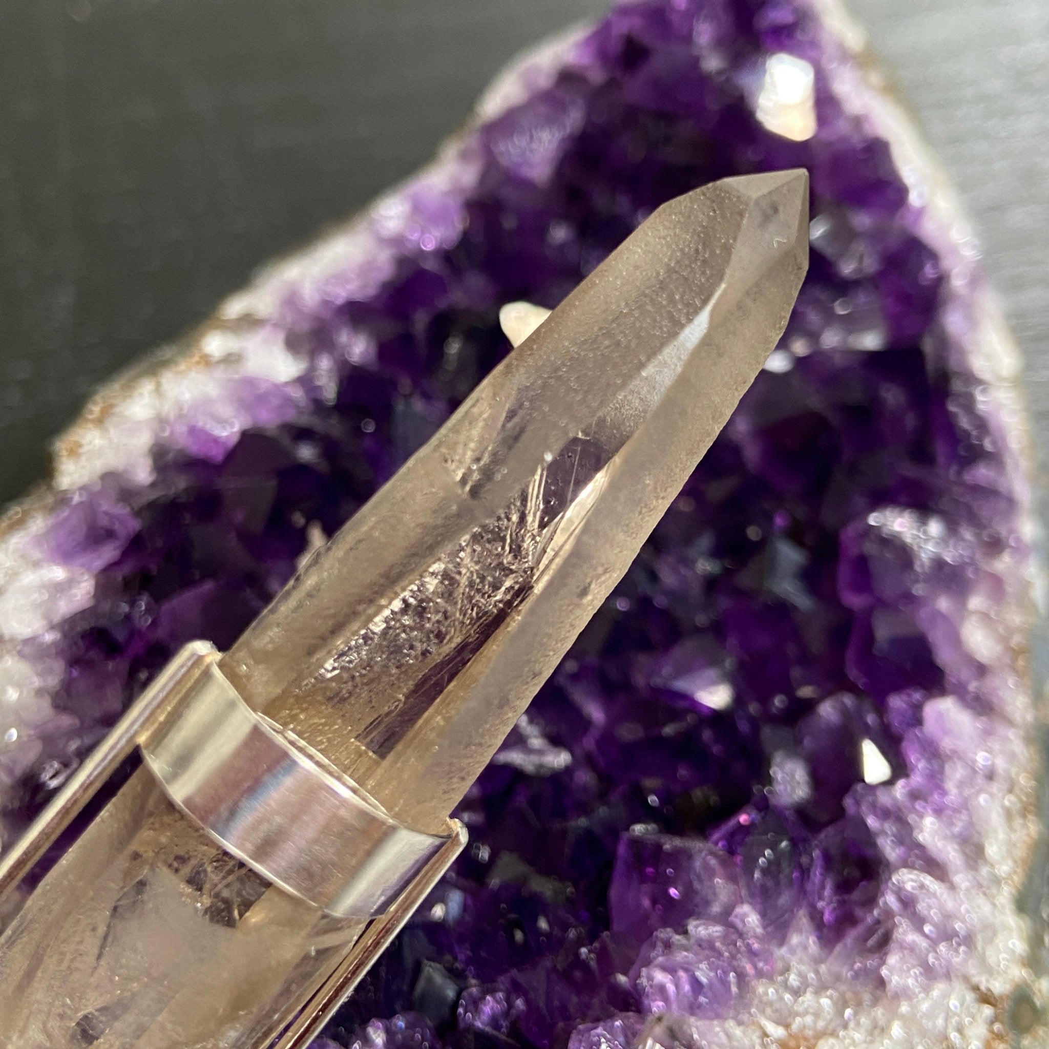 Smoky Lemurian Seed Pendant — Song of the Sea Collection
