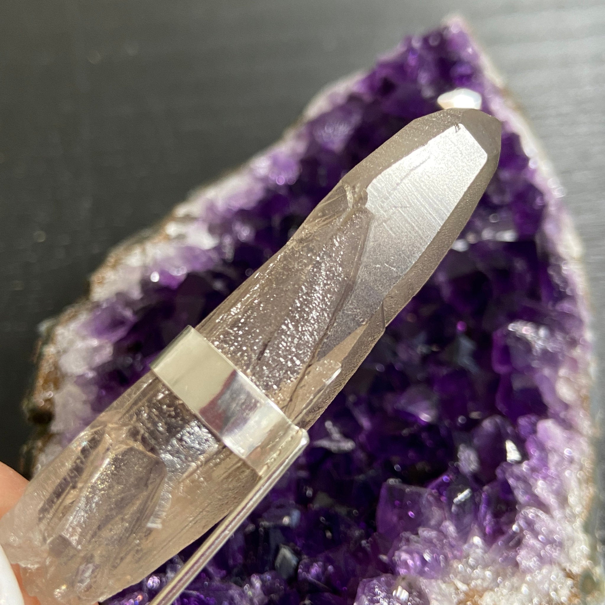 Smoky Lemurian Seed Pendant — Song of the Sea Collection