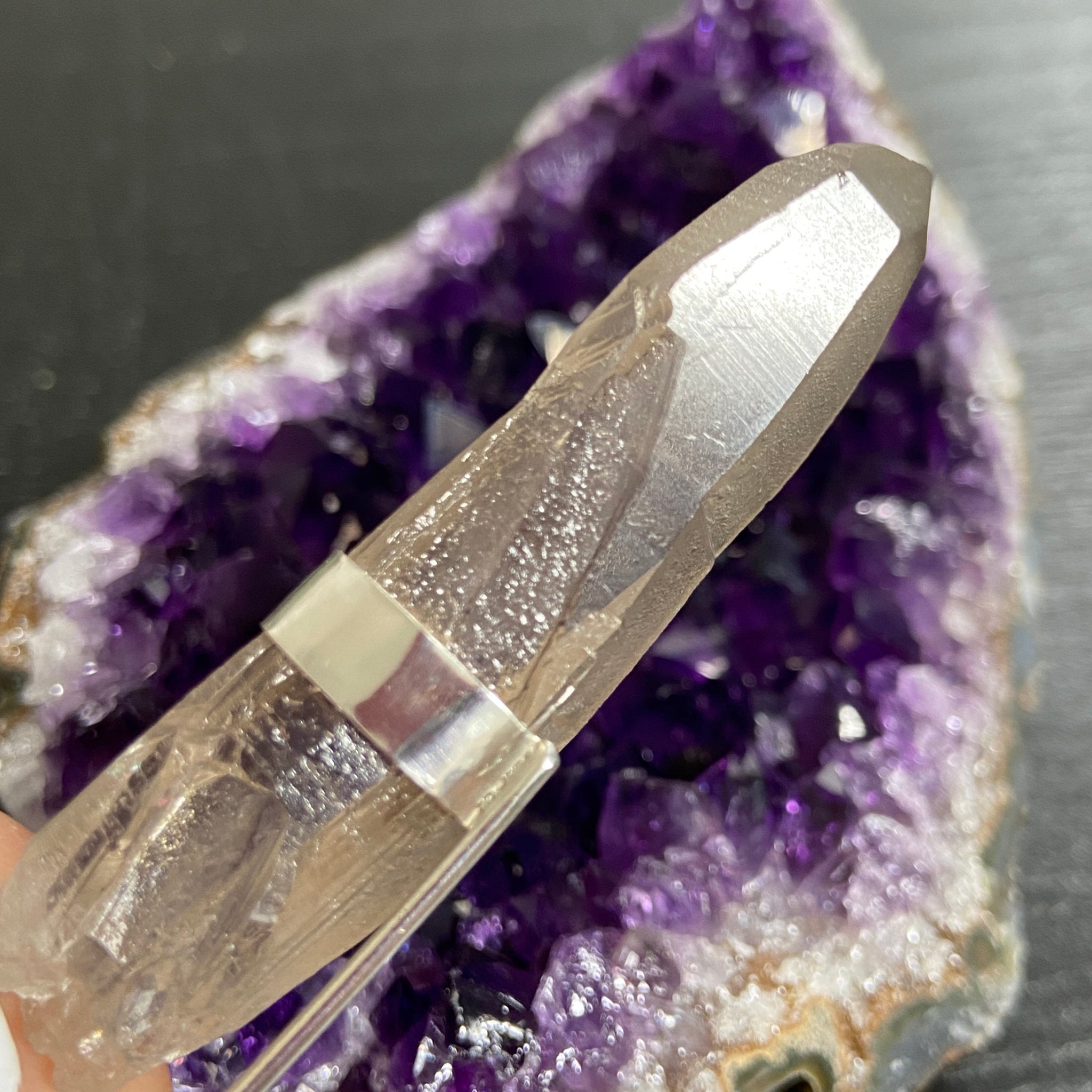 Smoky Lemurian Seed Pendant — Song of the Sea Collection