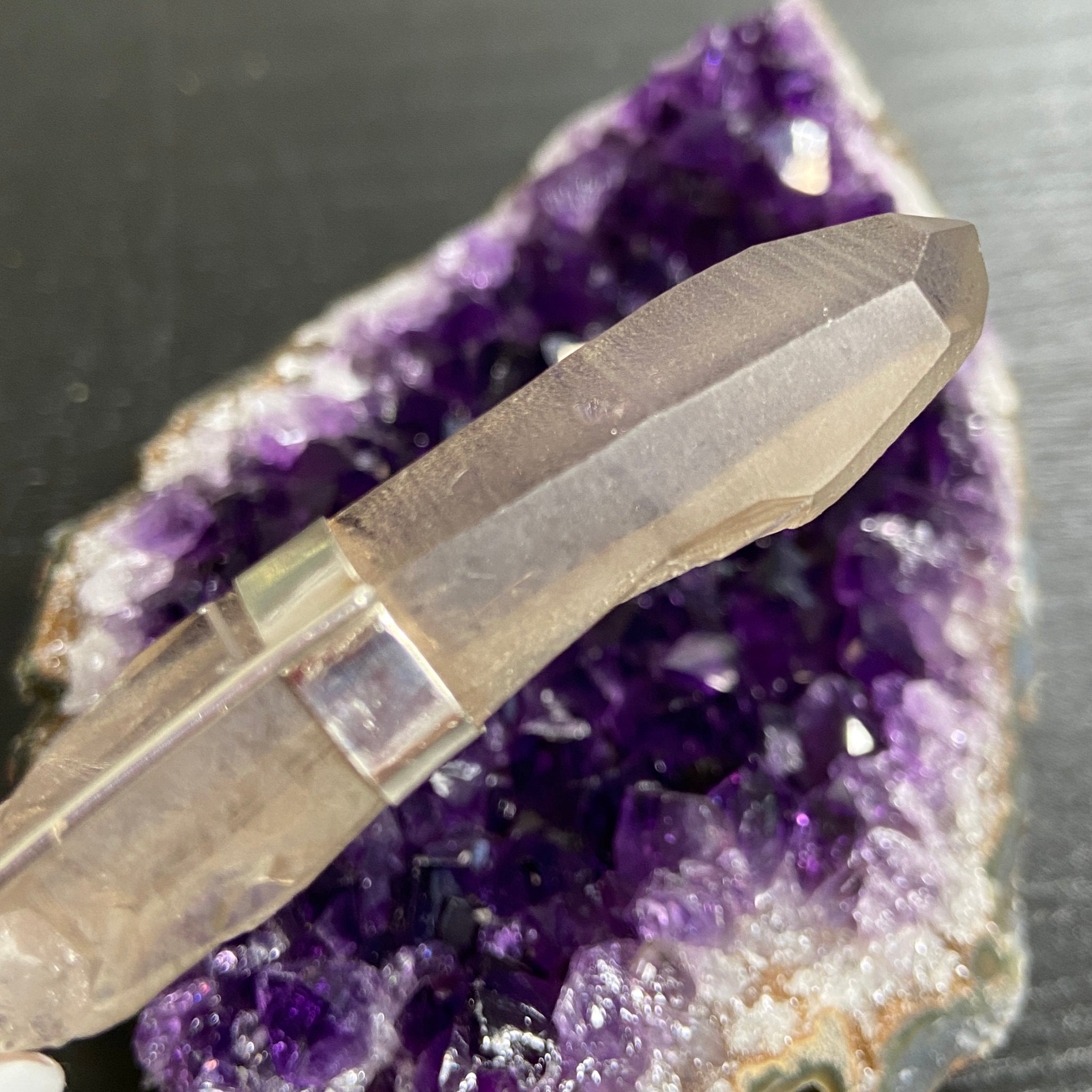 Smoky Lemurian Seed Pendant — Song of the Sea Collection
