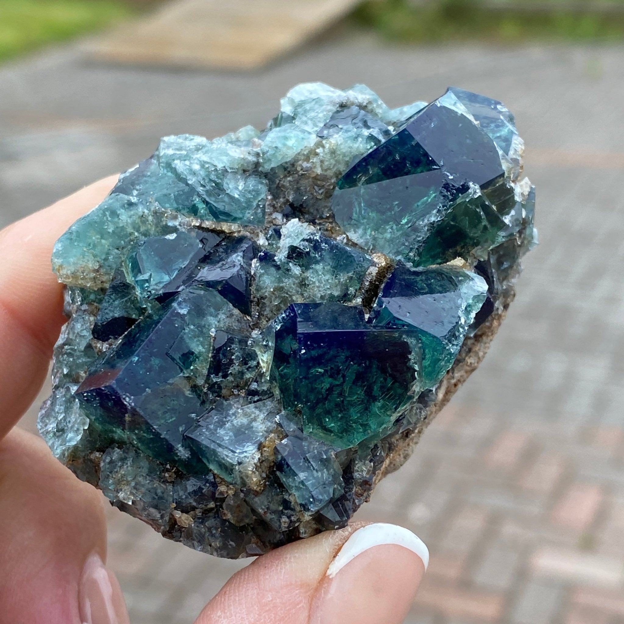 🌌 Northern Lights Pocket - UK Fluorite, Diana Maria Mine