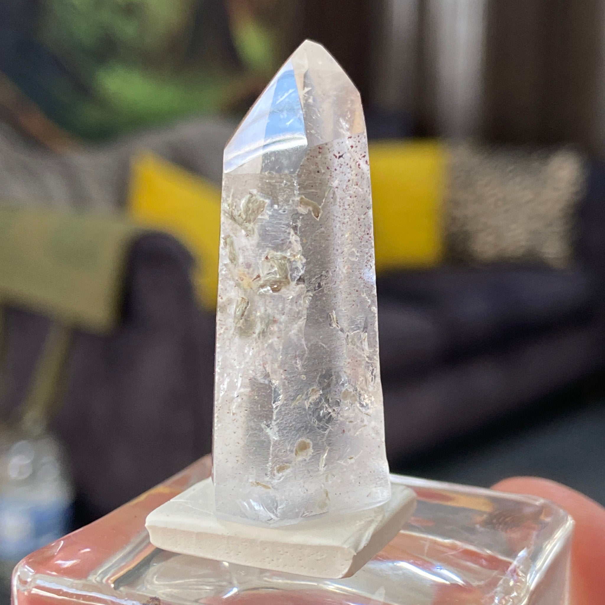 Harlequin & Mica Quartz Tower – Madagascar