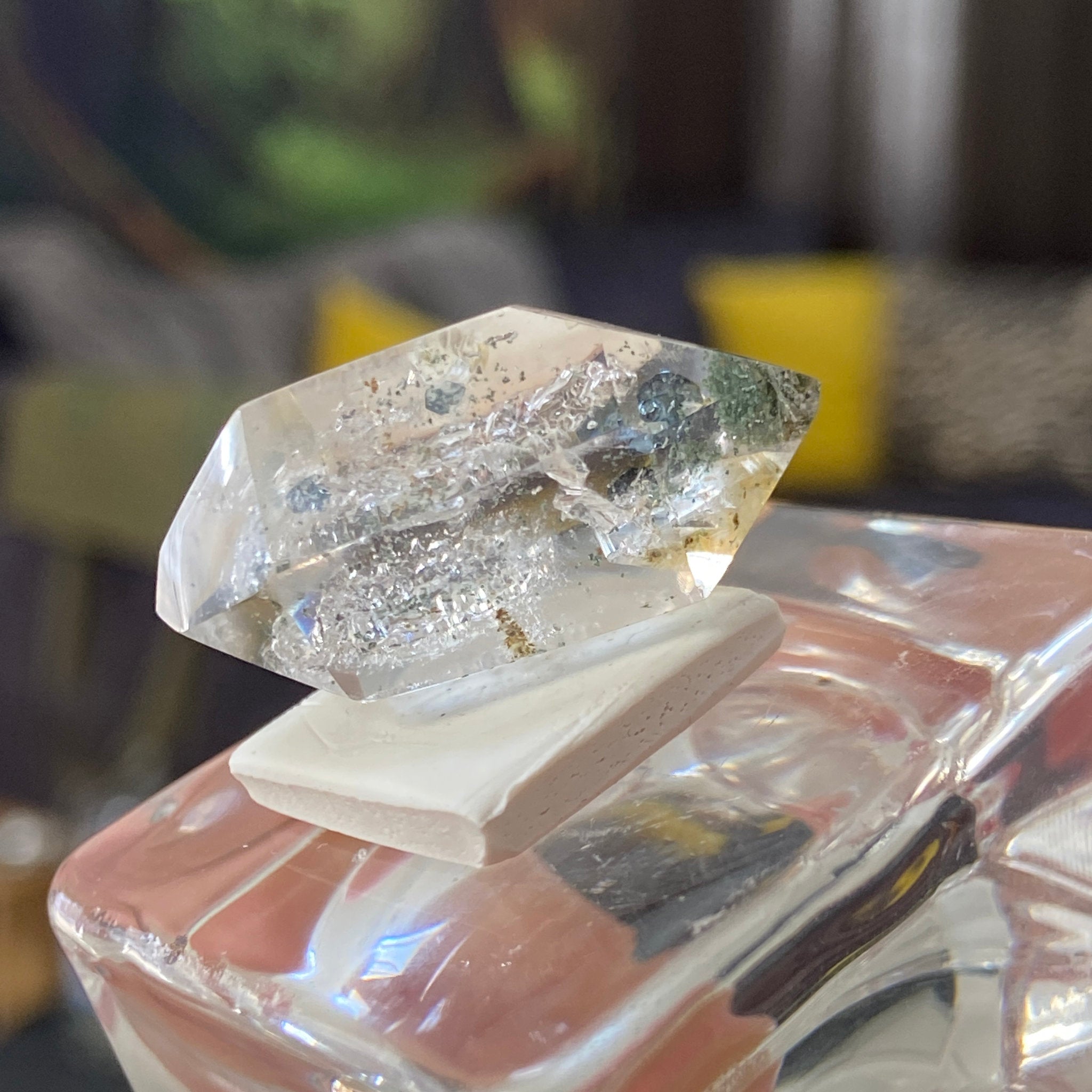 Natural DT Actinolite Manifestation Quartz – Madagascar