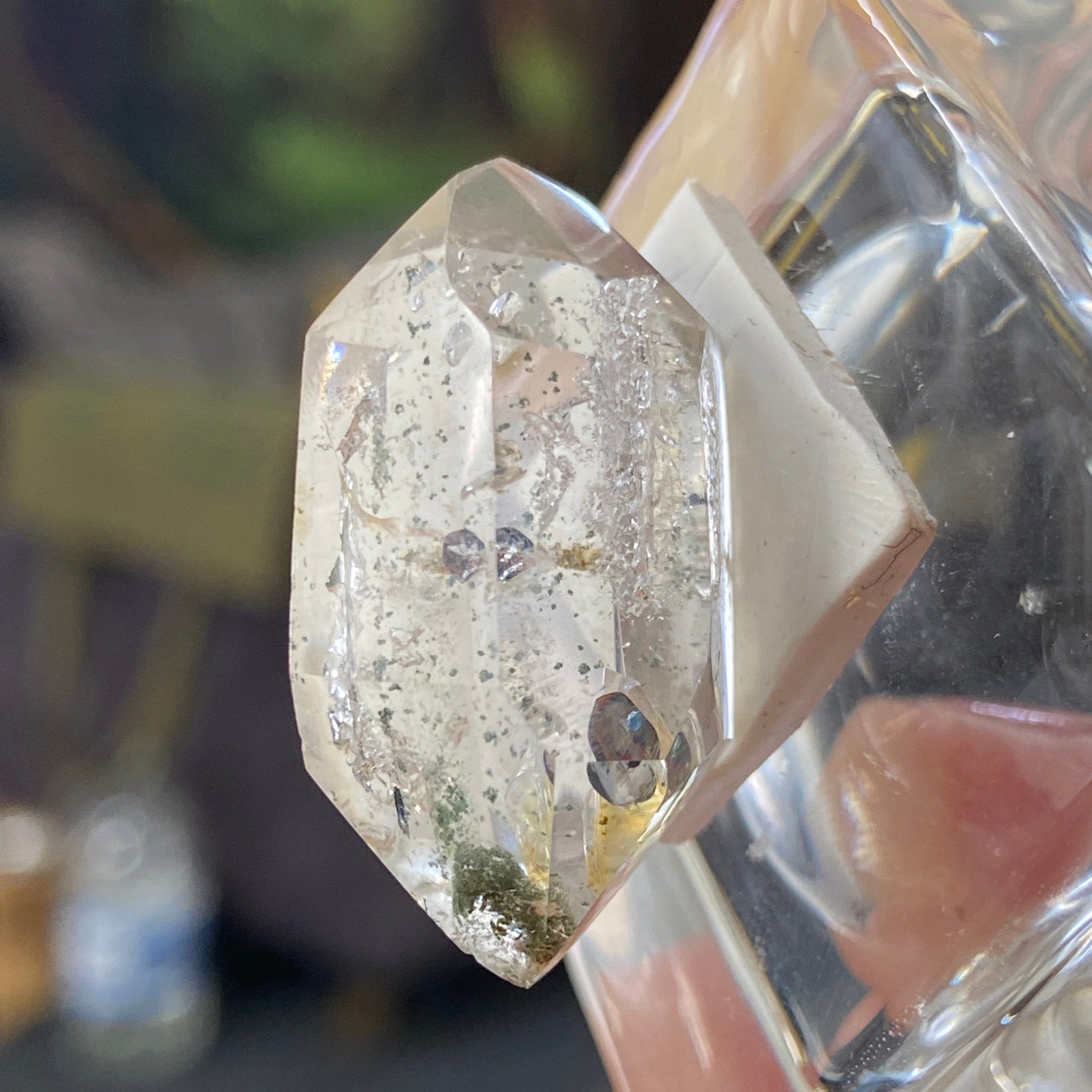 Natural DT Actinolite Manifestation Quartz – Madagascar