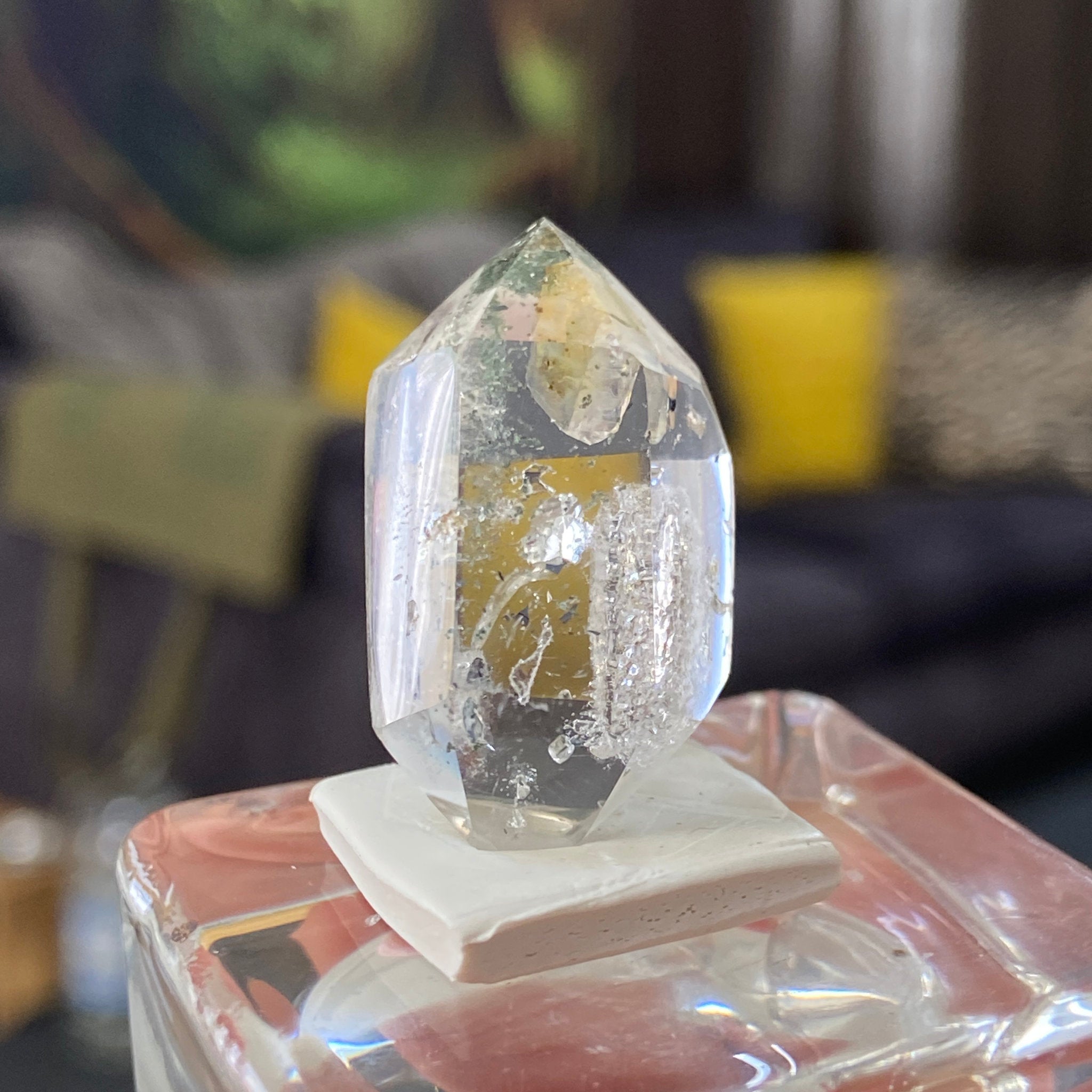 Natural DT Actinolite Manifestation Quartz – Madagascar