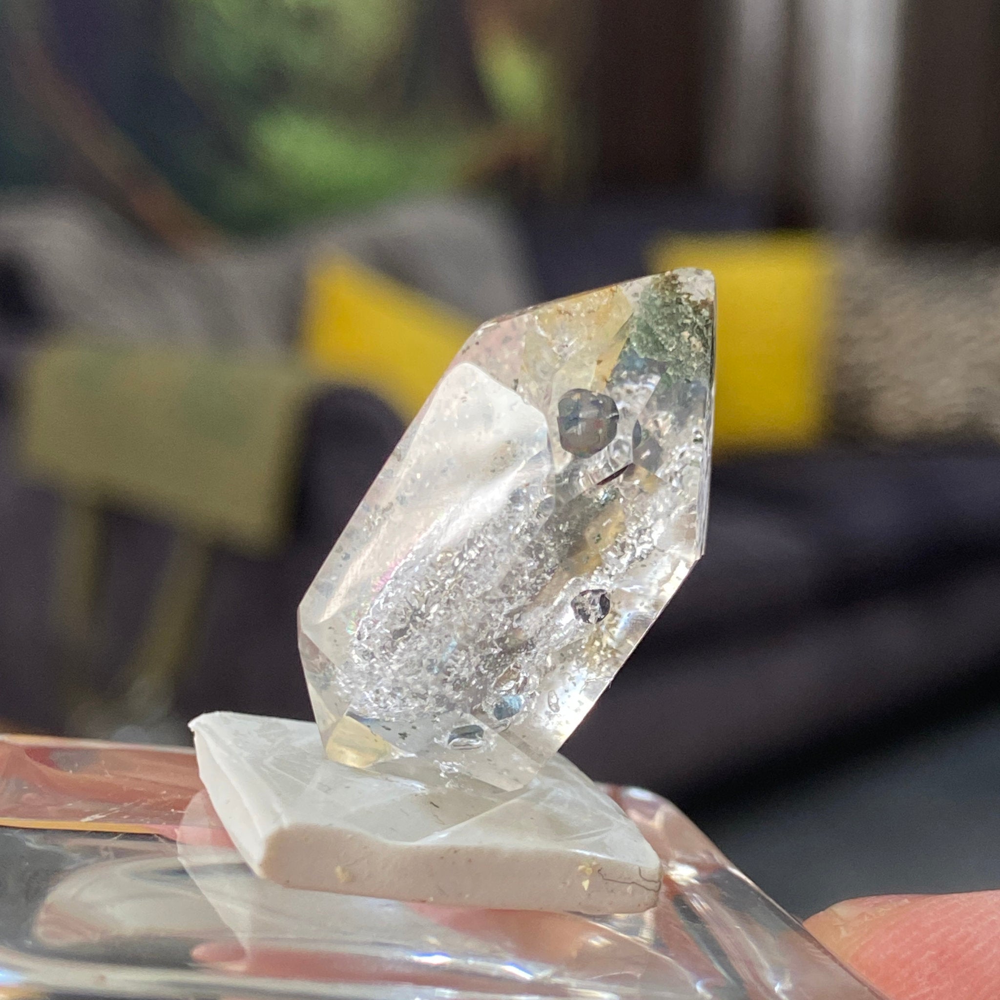 Natural DT Actinolite Manifestation Quartz – Madagascar