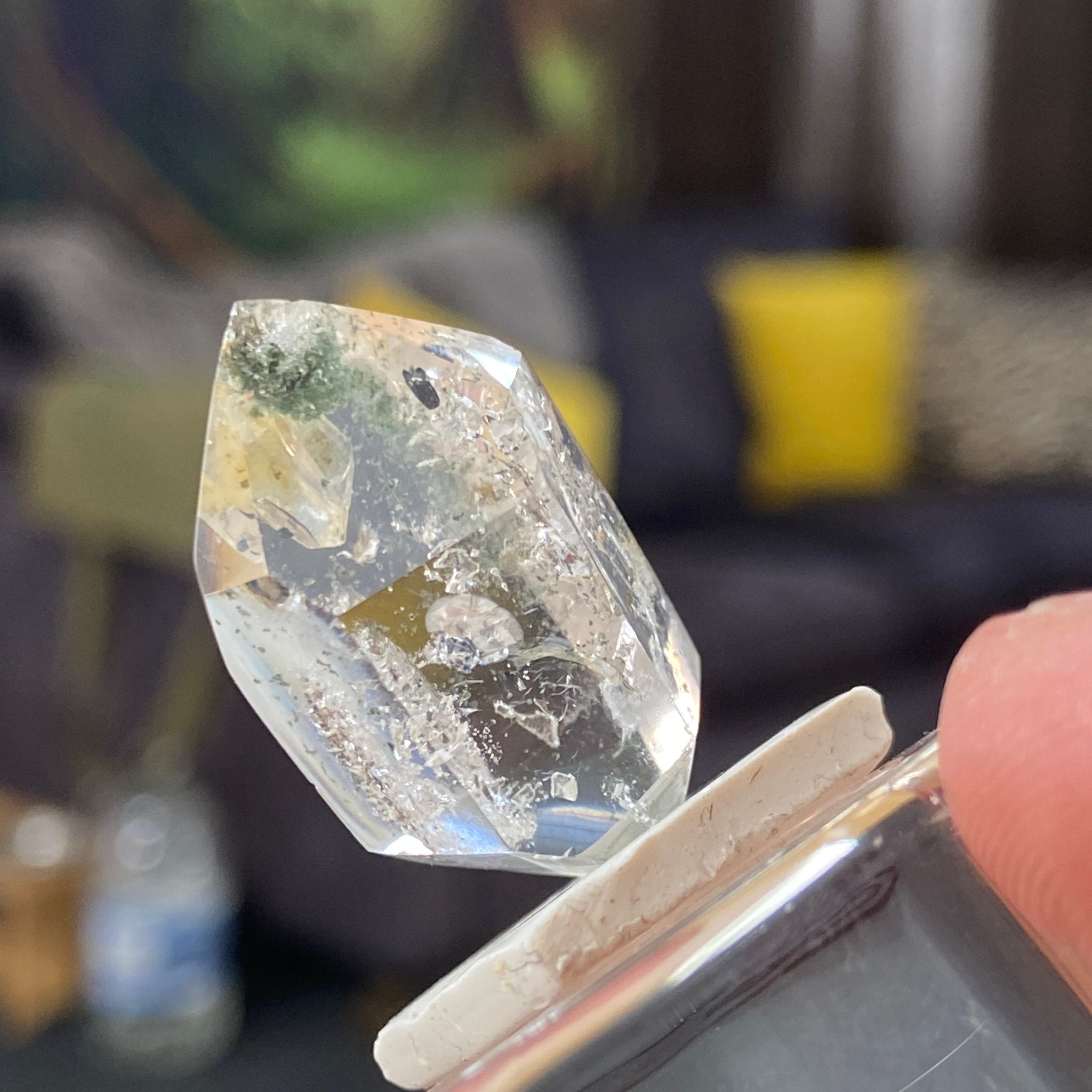Natural DT Actinolite Manifestation Quartz – Madagascar