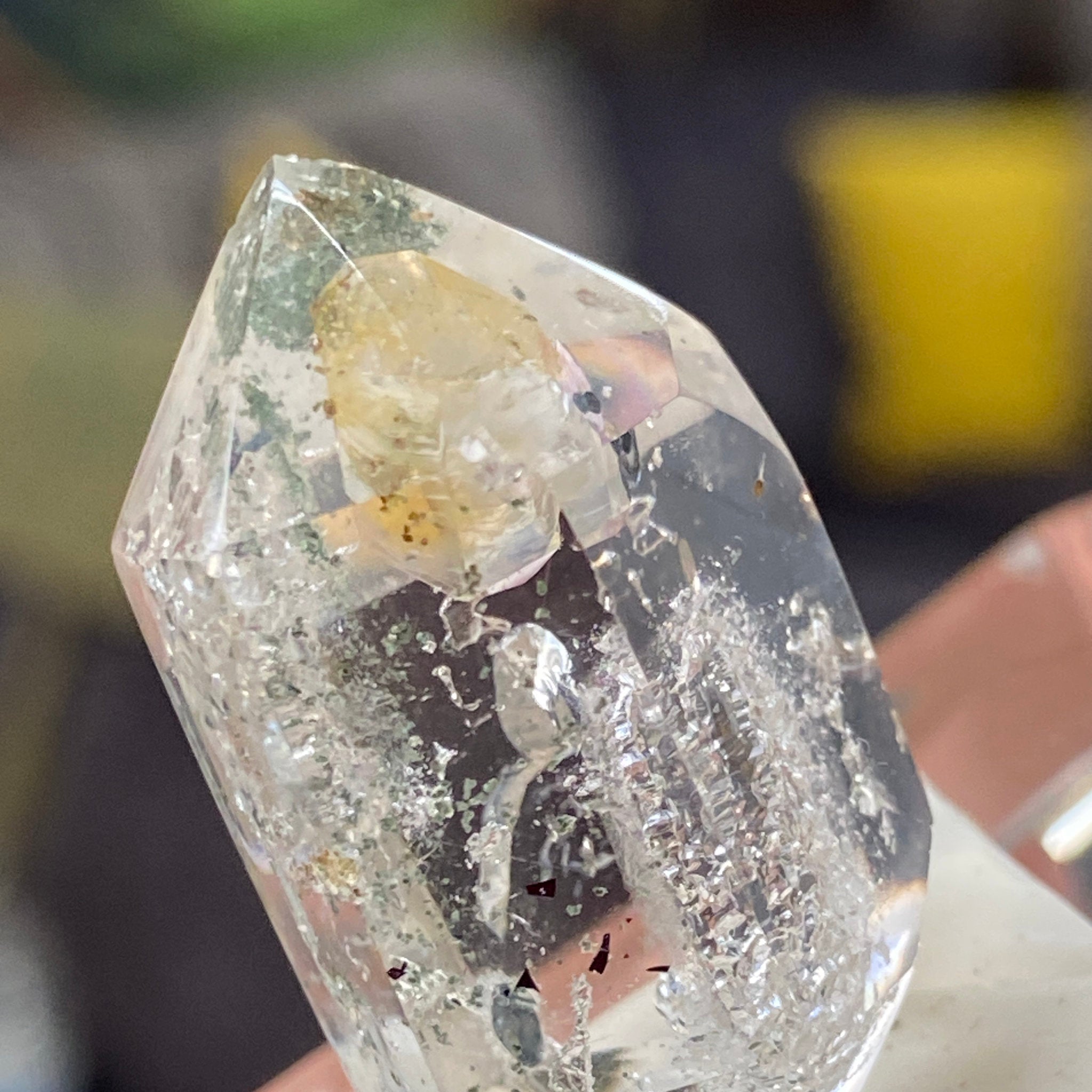 Natural DT Actinolite Manifestation Quartz – Madagascar