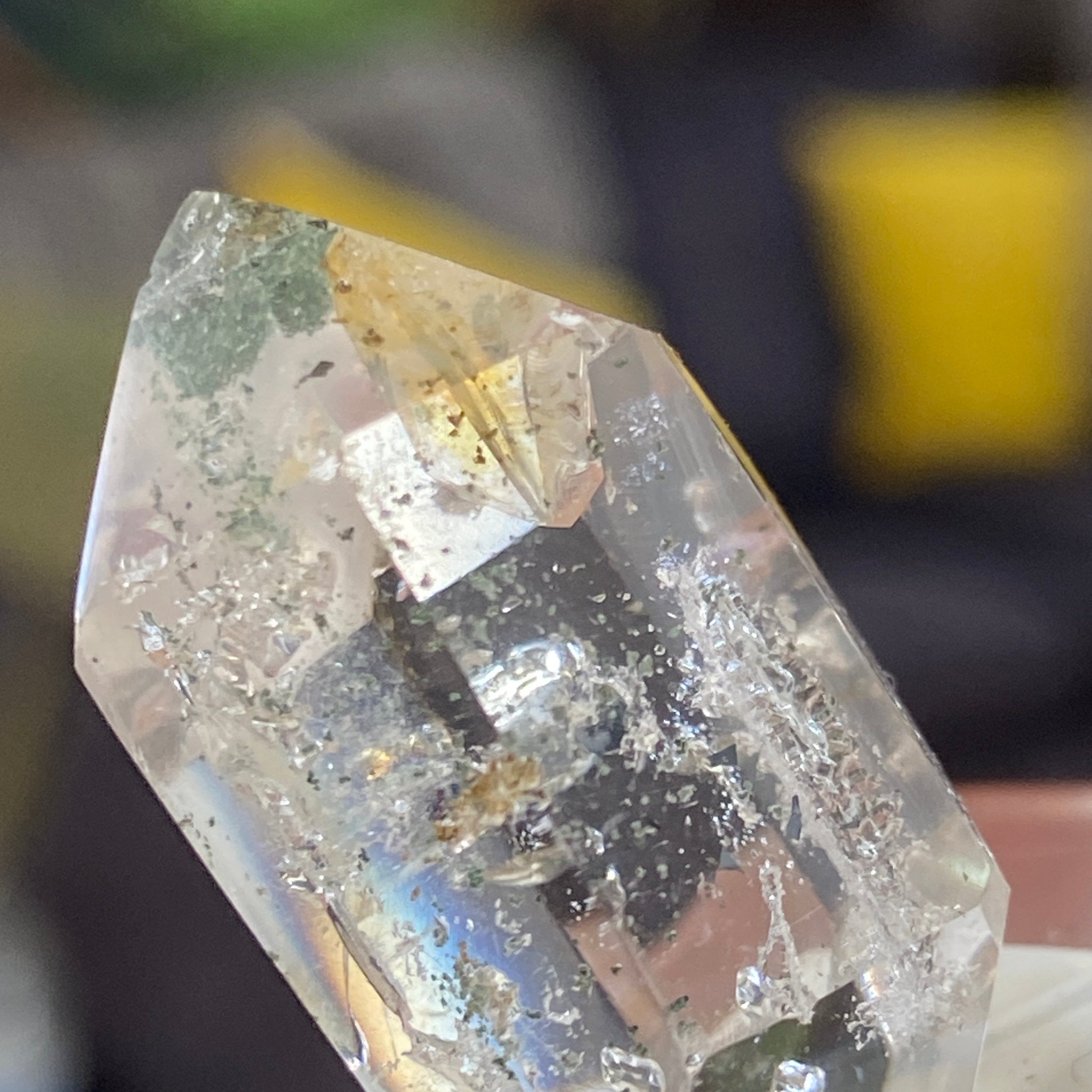 Natural DT Actinolite Manifestation Quartz – Madagascar