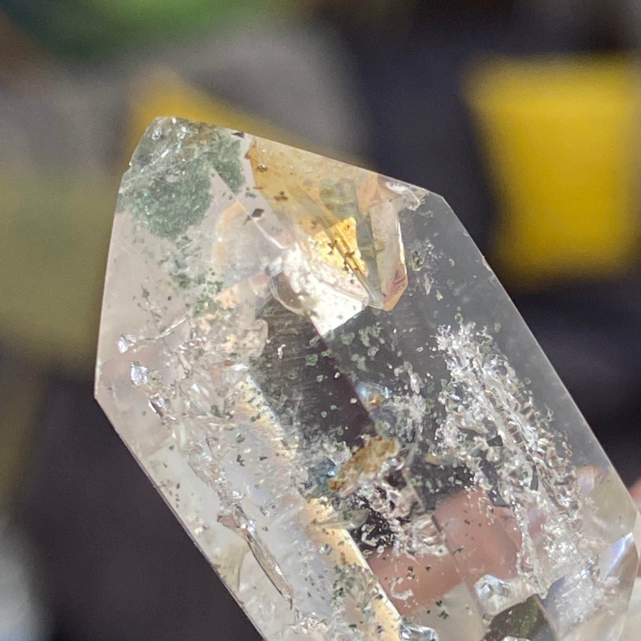 Natural DT Actinolite Manifestation Quartz – Madagascar