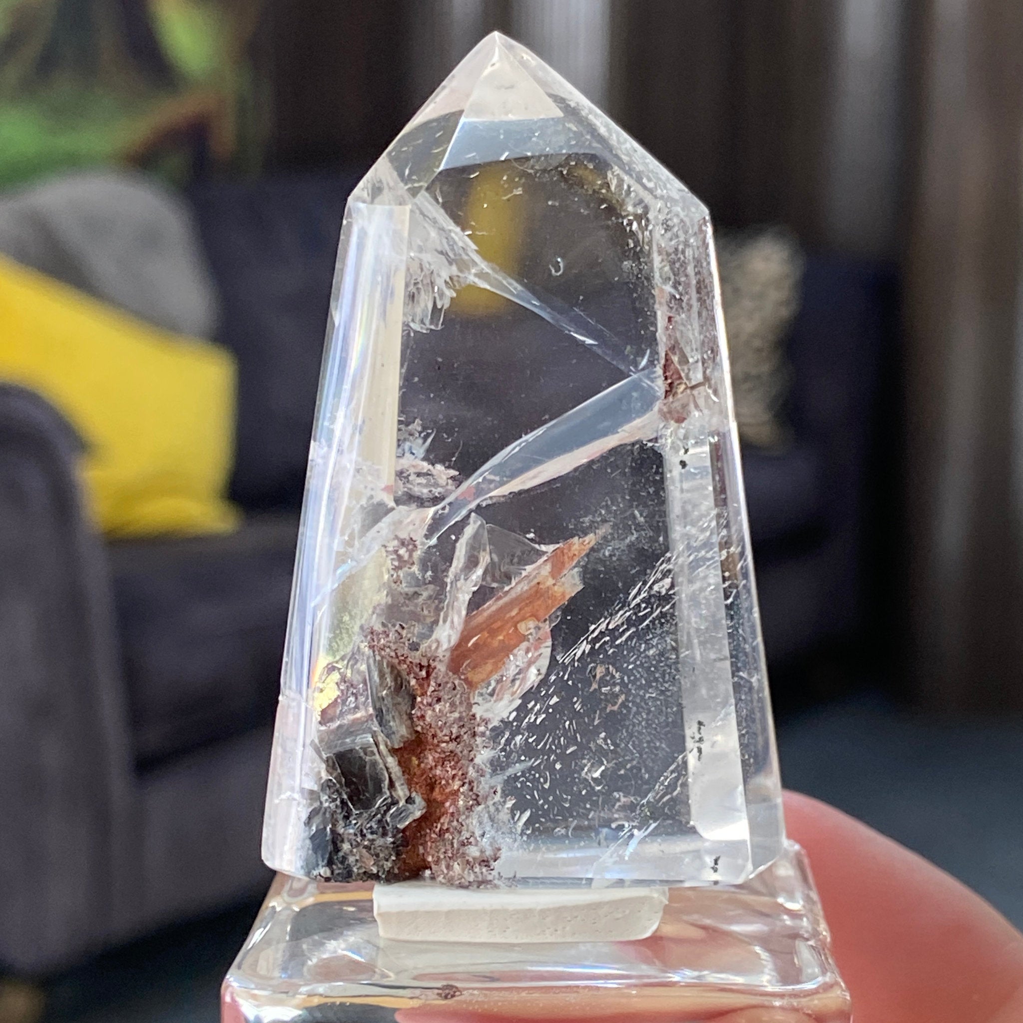 Hematite & Mica Quartz Tower – Madagascar