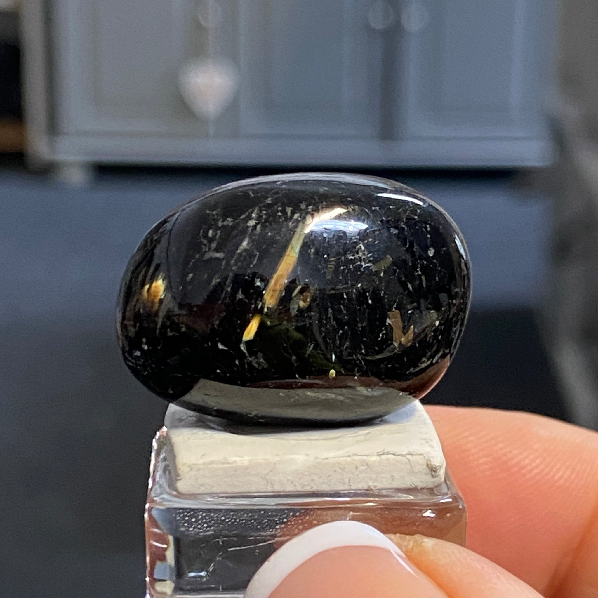The Best Nuummite from Greenland - Tumbled Stone