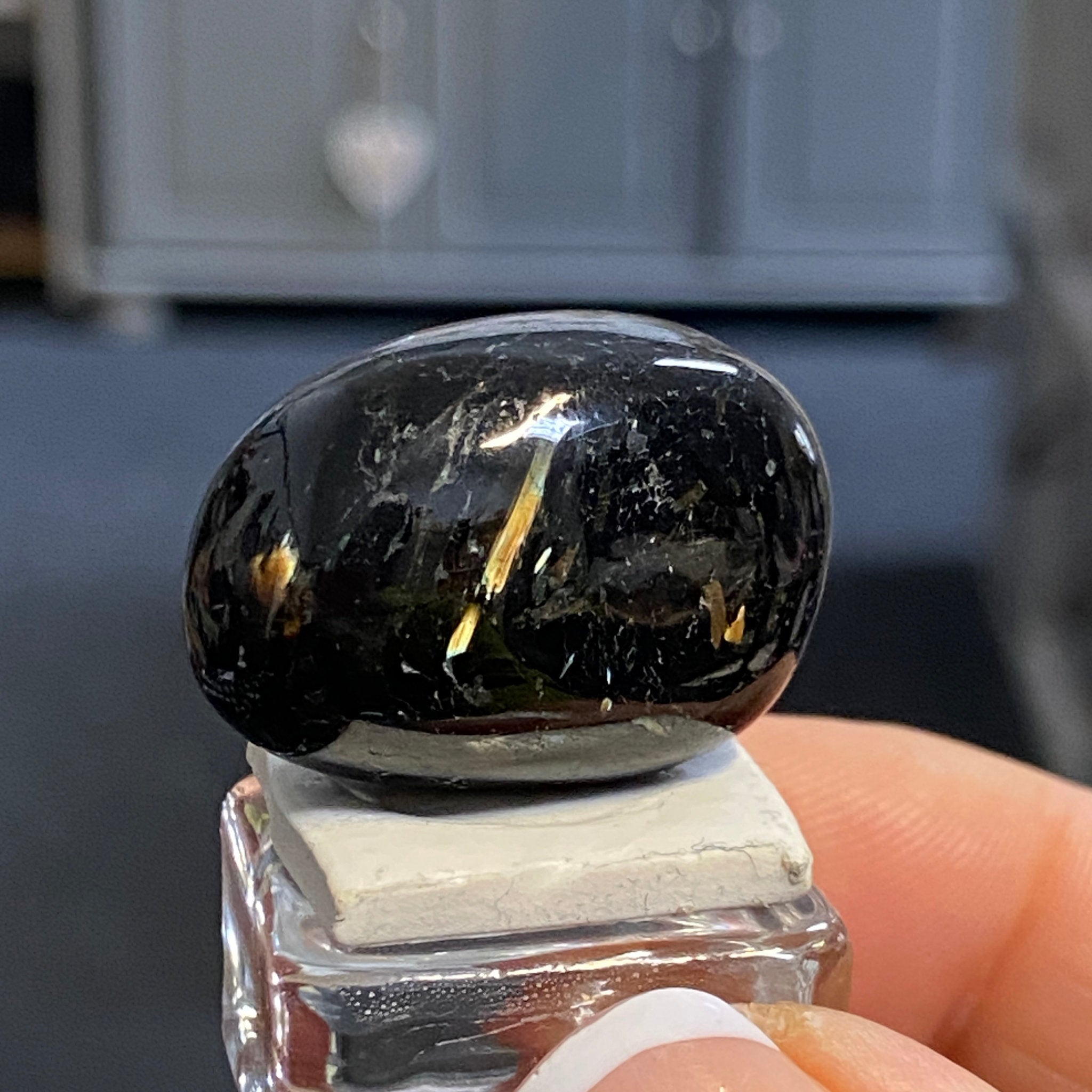 The Best Nuummite from Greenland - Tumbled Stone