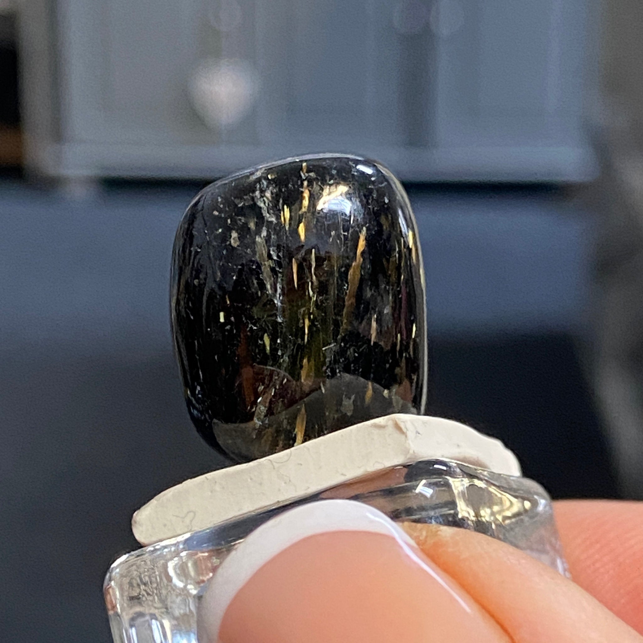 The Best Nuummite from Greenland - Tumbled Stone