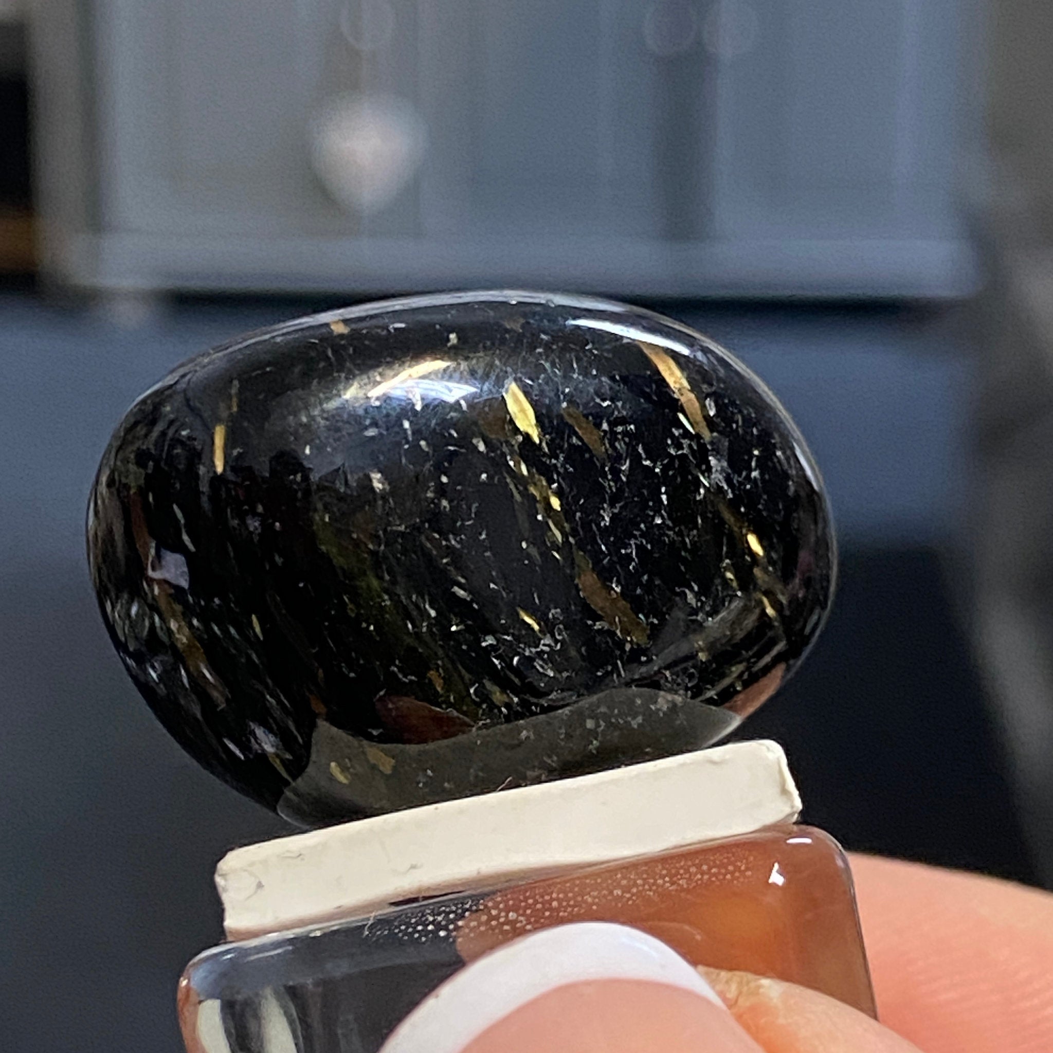 The Best Nuummite from Greenland - Tumbled Stone