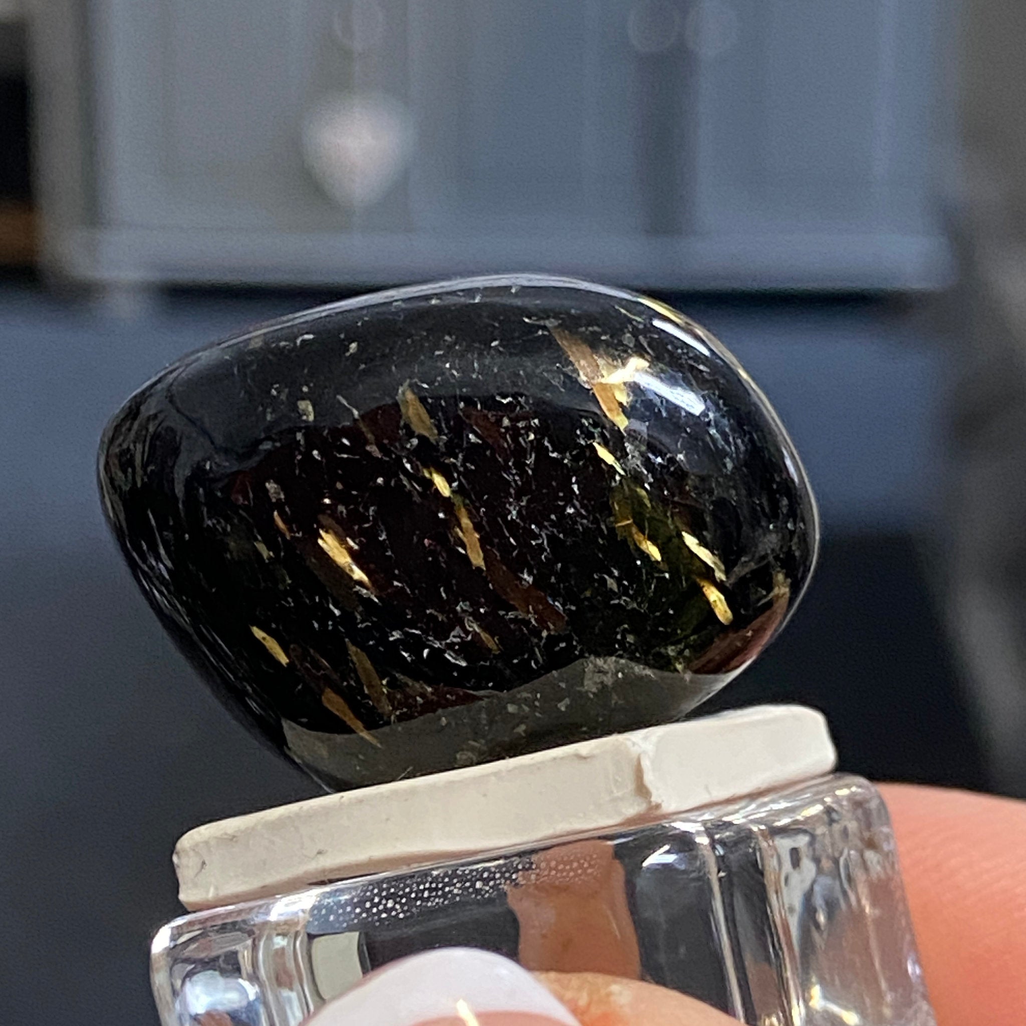 The Best Nuummite from Greenland - Tumbled Stone