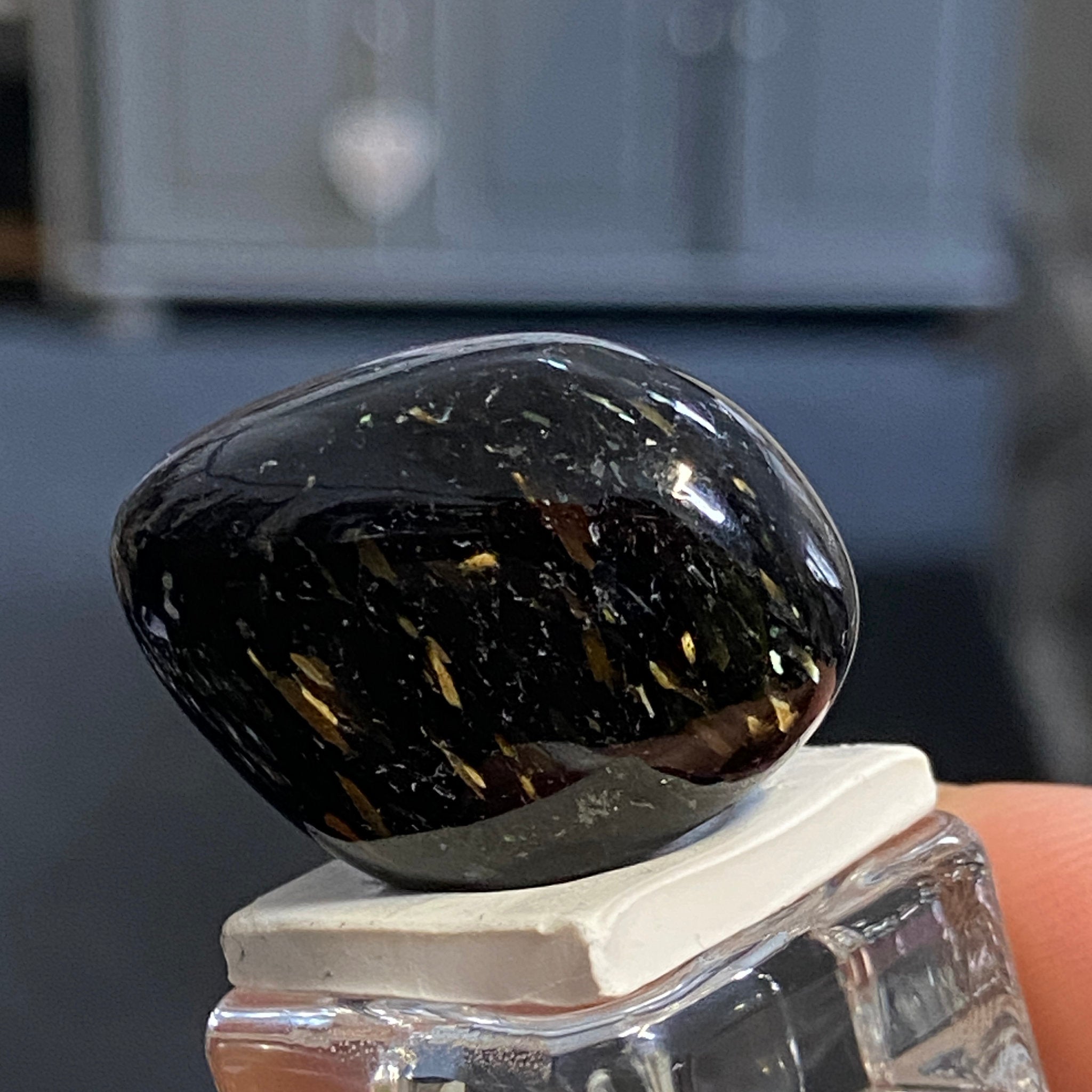 The Best Nuummite from Greenland - Tumbled Stone