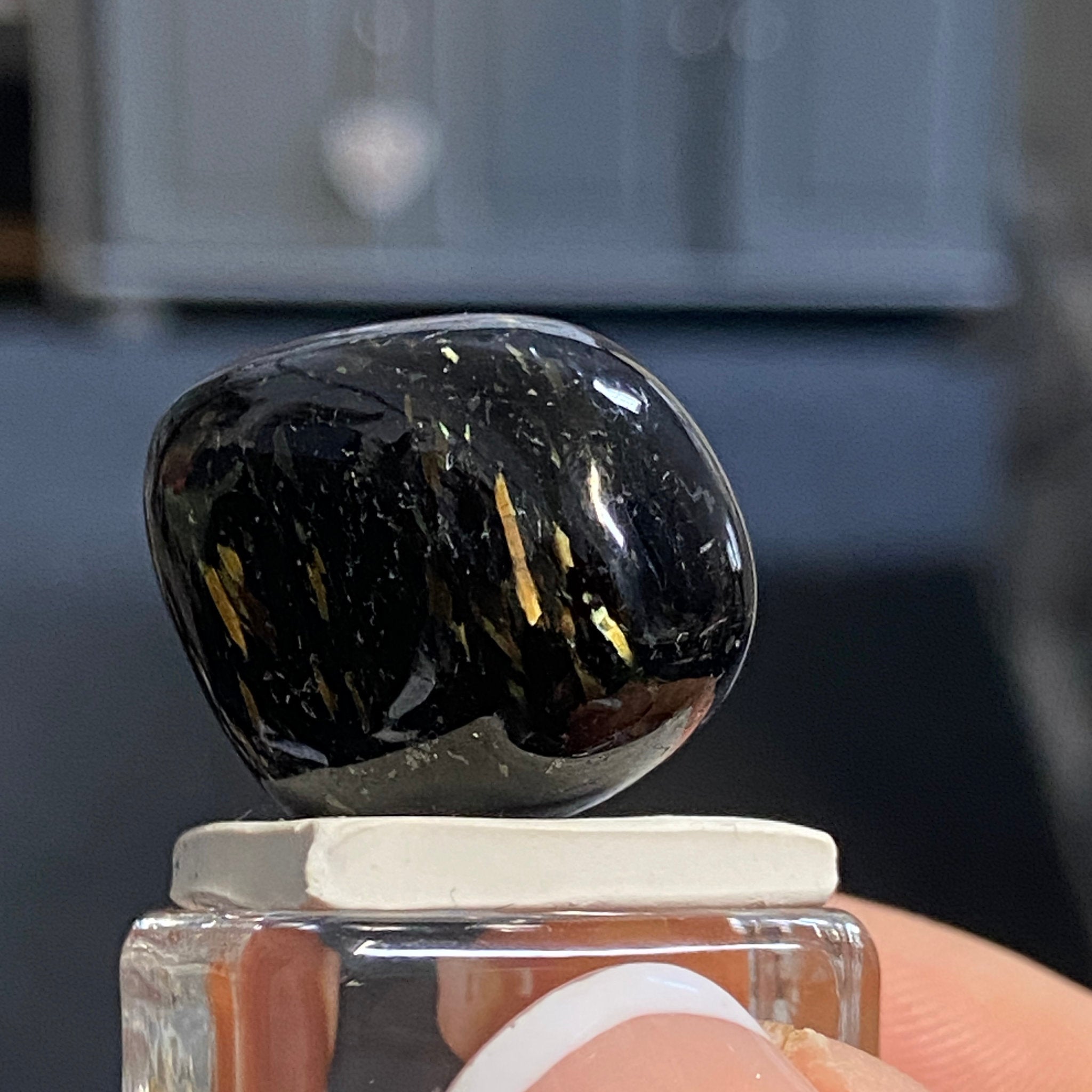 The Best Nuummite from Greenland - Tumbled Stone