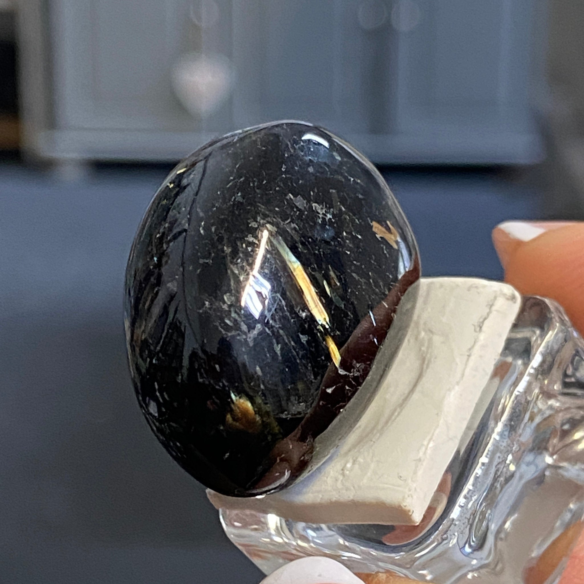 The Best Nuummite from Greenland - Tumbled Stone