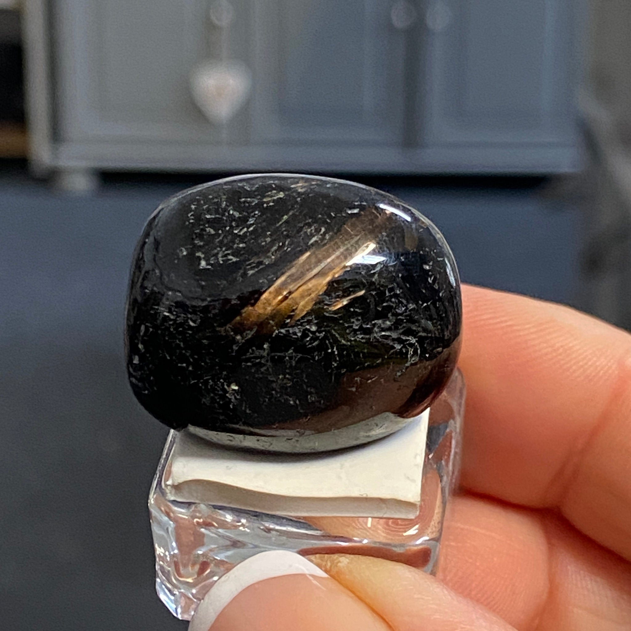 The Best Nuummite from Greenland - Tumbled Stone