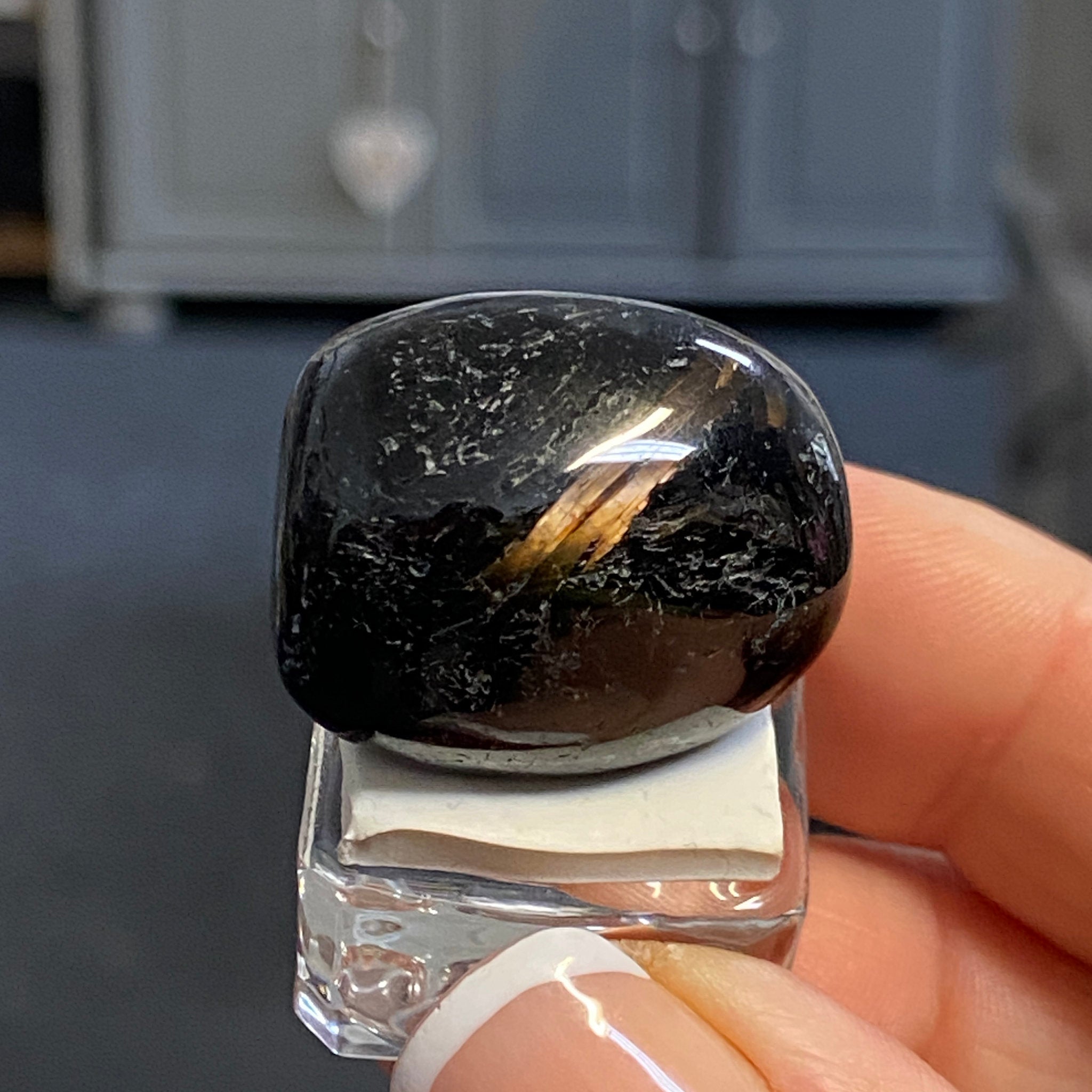 The Best Nuummite from Greenland - Tumbled Stone