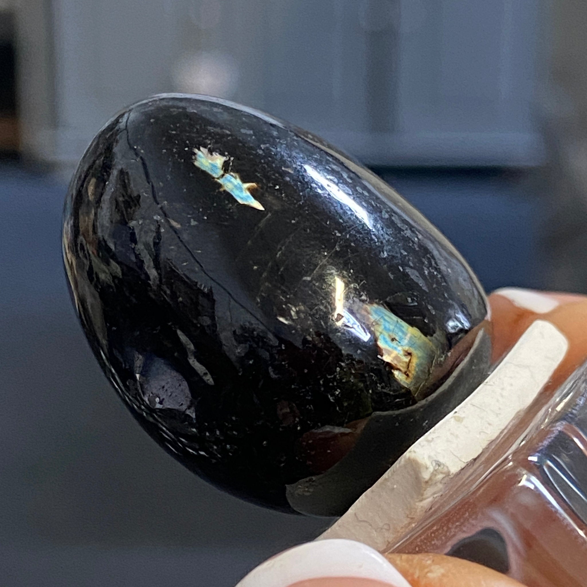 The Best Nuummite from Greenland - Tumbled Stone