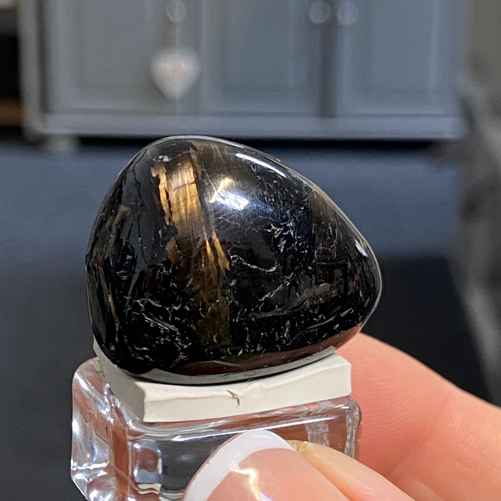 The Best Nuummite from Greenland - Tumbled Stone