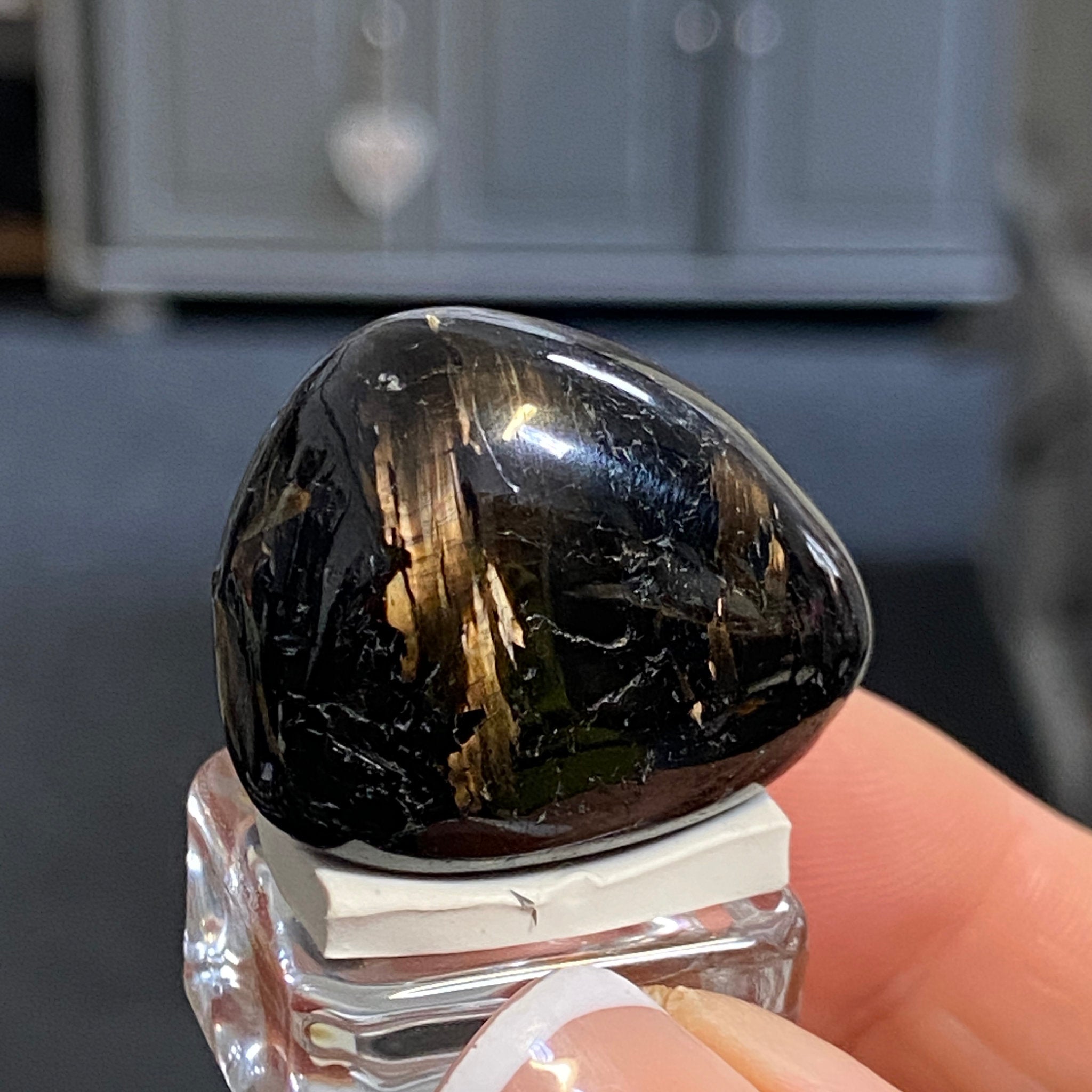 The Best Nuummite from Greenland - Tumbled Stone