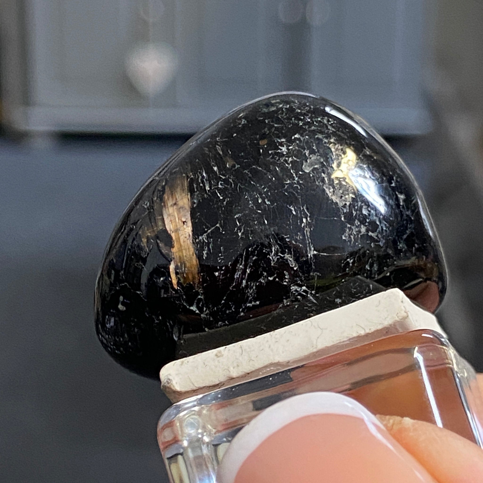 The Best Nuummite from Greenland - Tumbled Stone