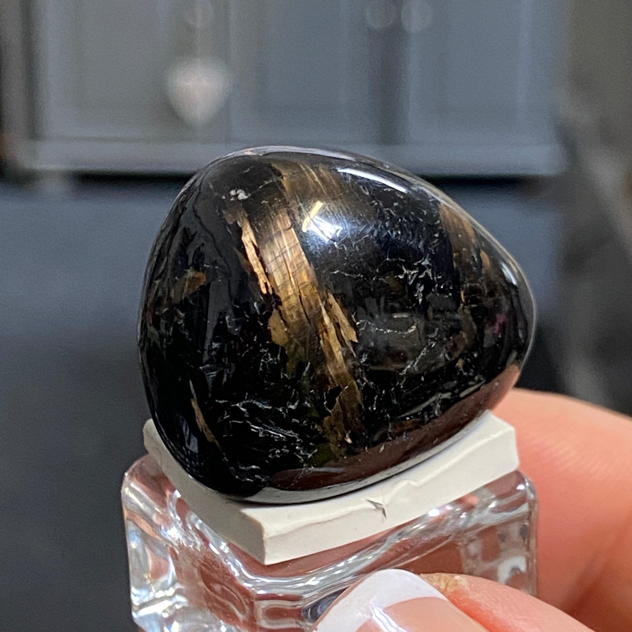 The Best Nuummite from Greenland - Tumbled Stone