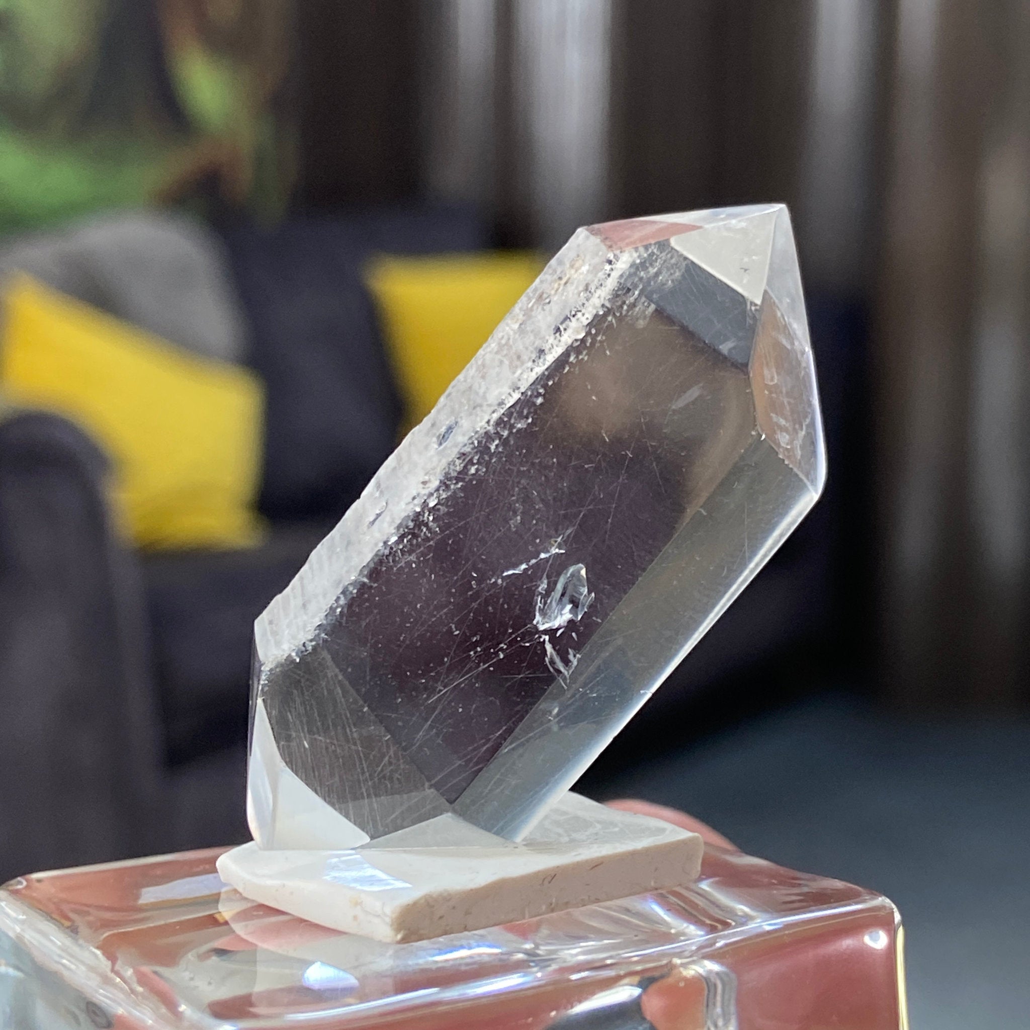 Natural Double Terminated Hematite Quartz – Madagascar