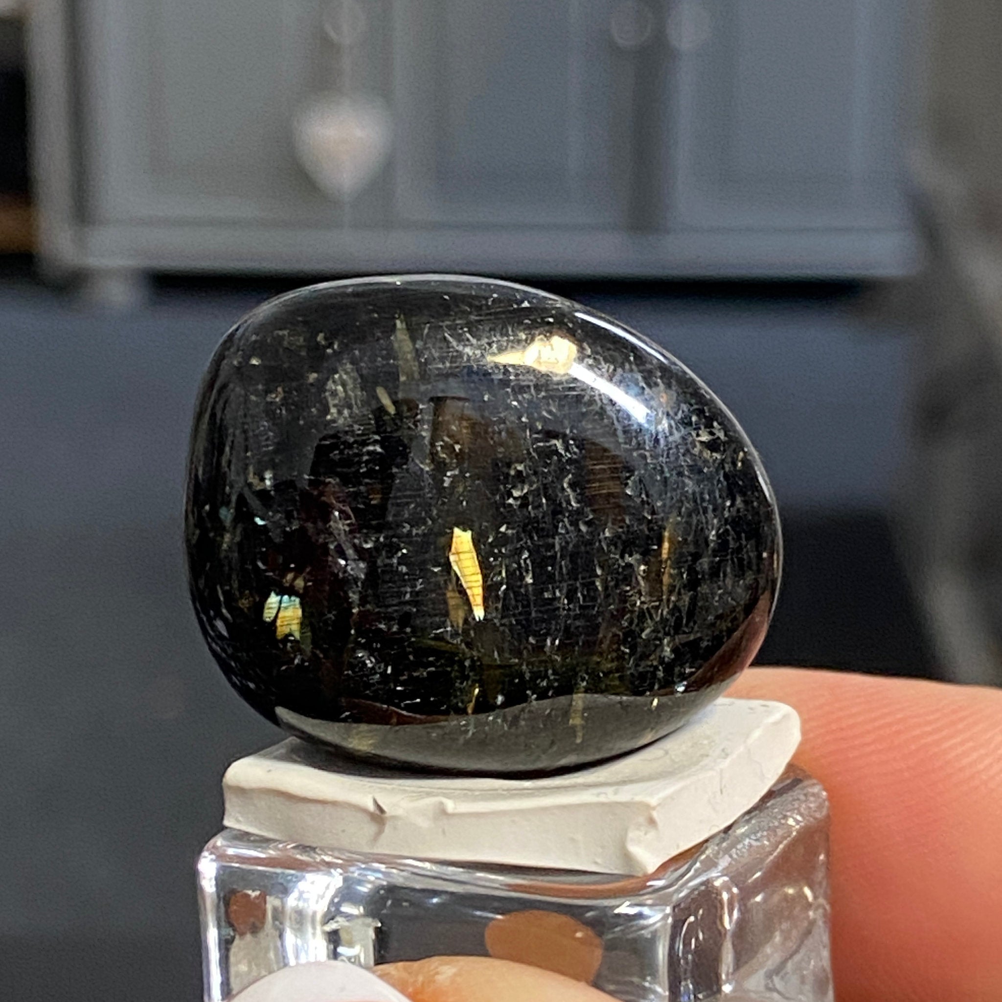 The Best Nuummite from Greenland - Tumbled Stone